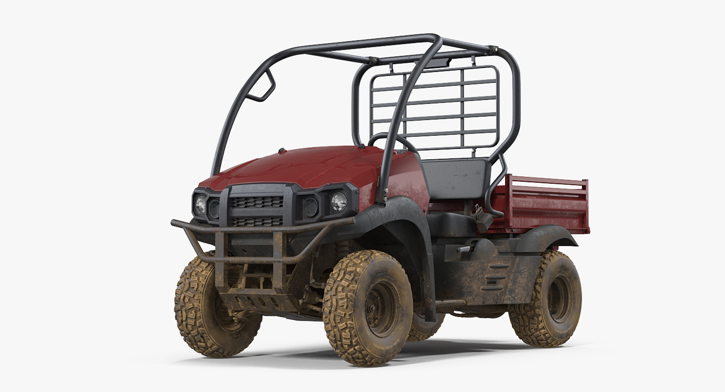 3D ATV 4x4 Dirty model