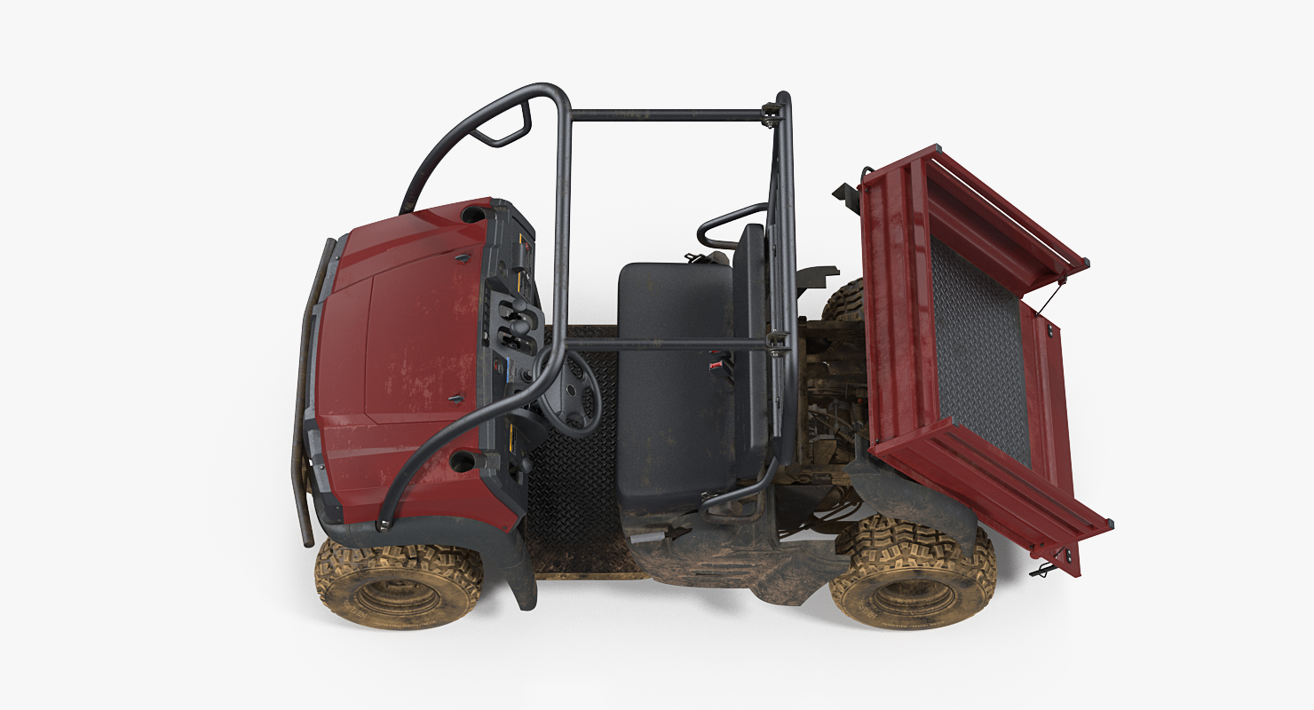 3D ATV 4x4 Dirty model