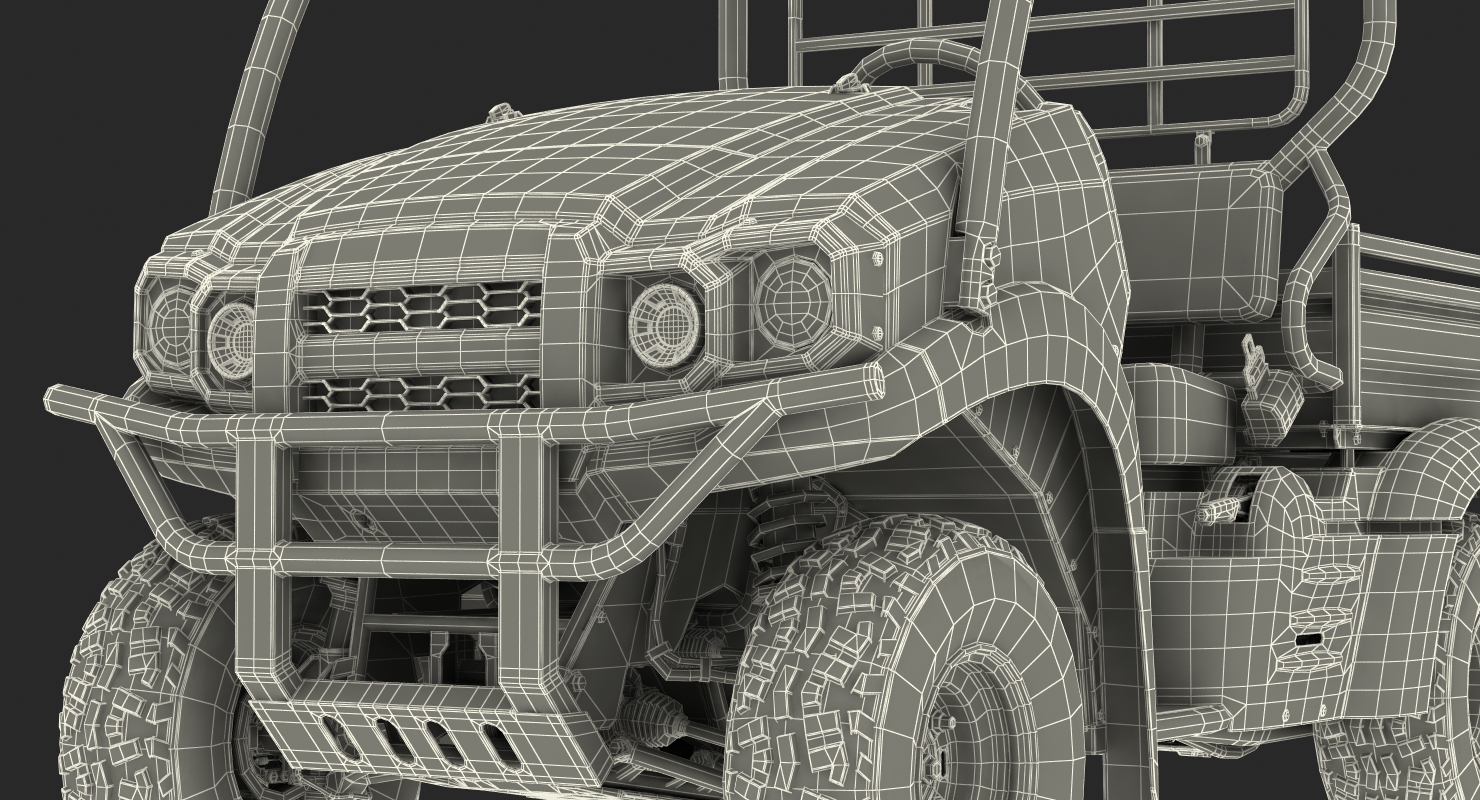 3D ATV 4x4 Dirty model