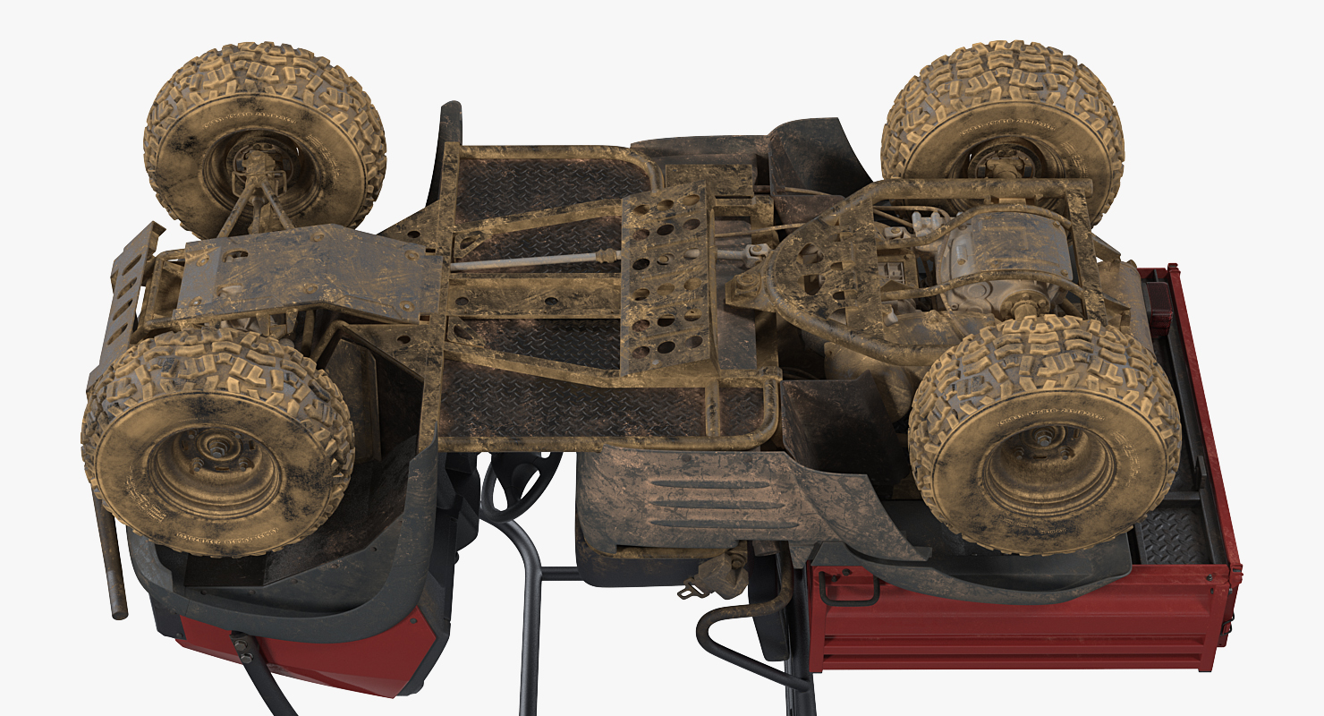 3D ATV 4x4 Dirty model