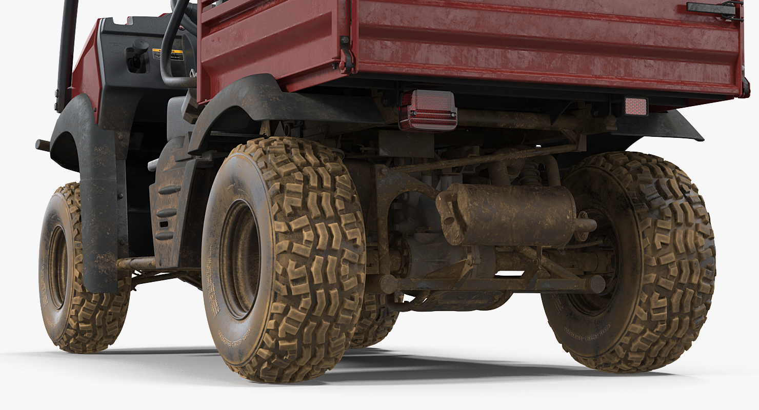 3D ATV 4x4 Dirty model