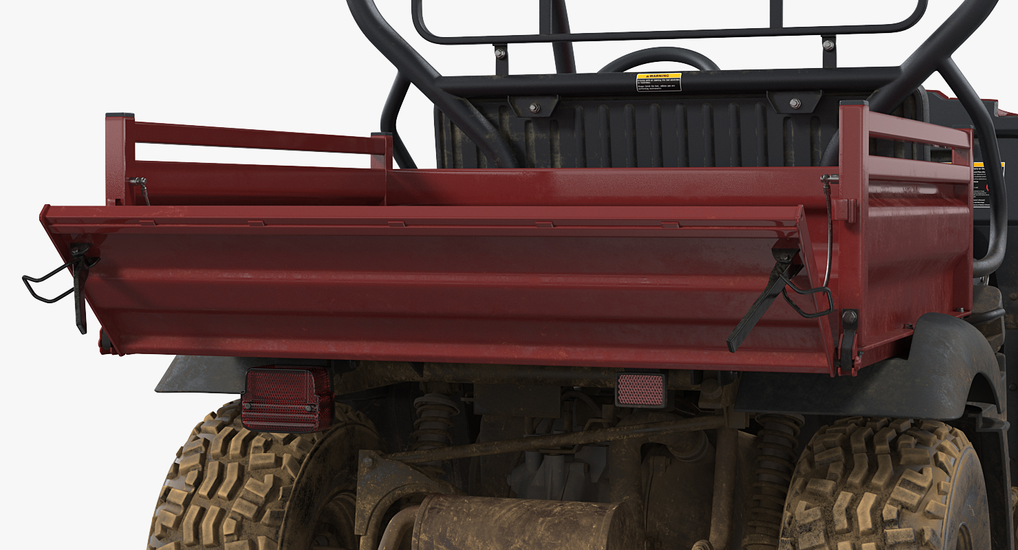 3D ATV 4x4 Dirty model