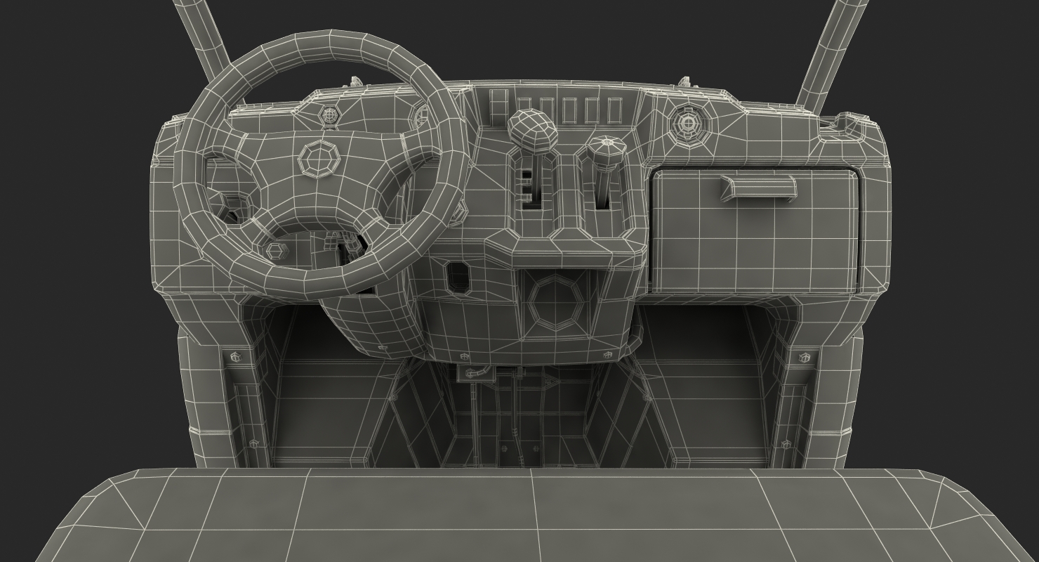 3D ATV 4x4 Dirty model