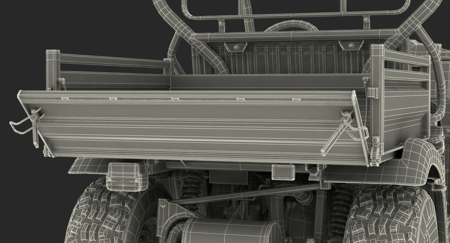 3D ATV 4x4 Dirty model