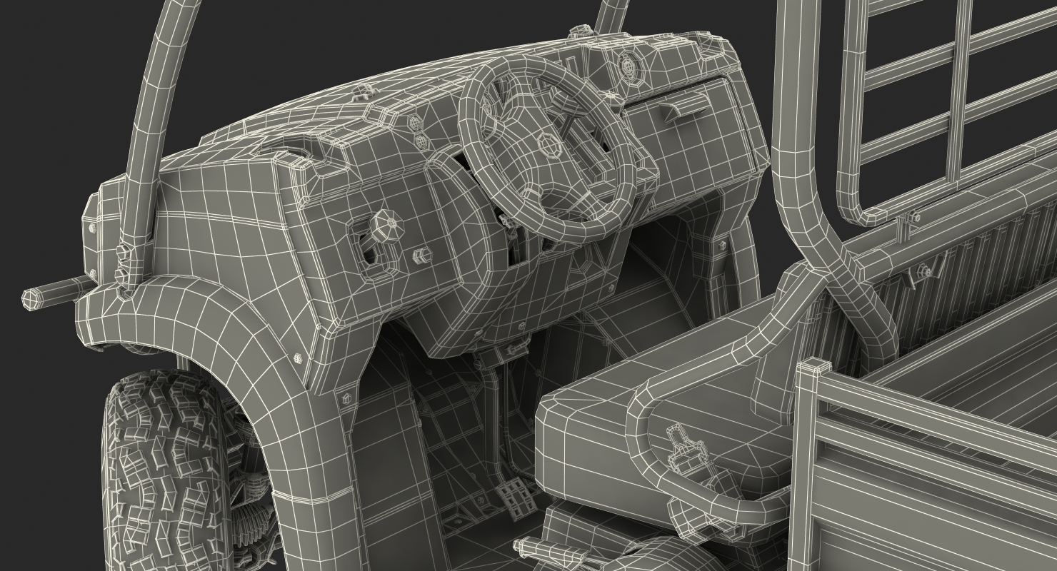 3D ATV 4x4 Dirty model