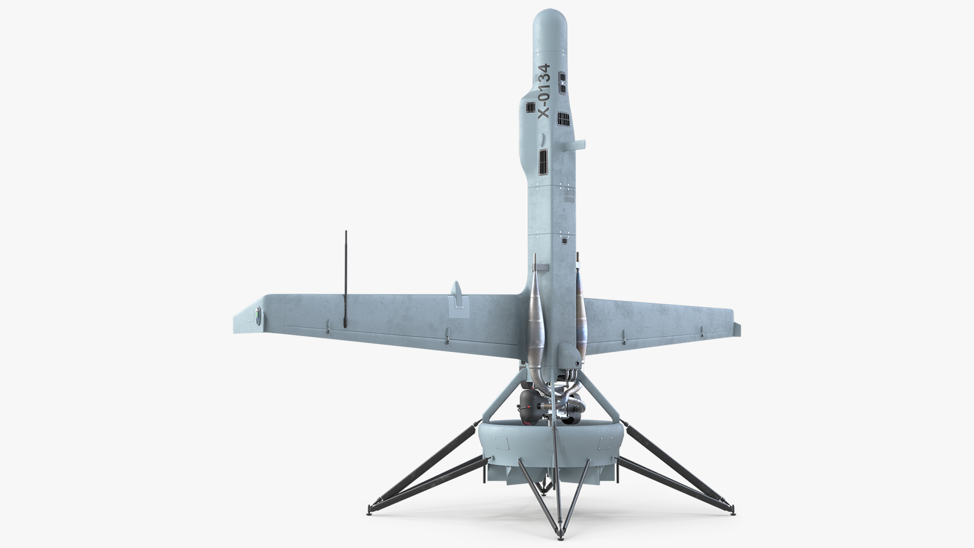 Shield AI MQ-35 V-BAT Drone 3D model preview