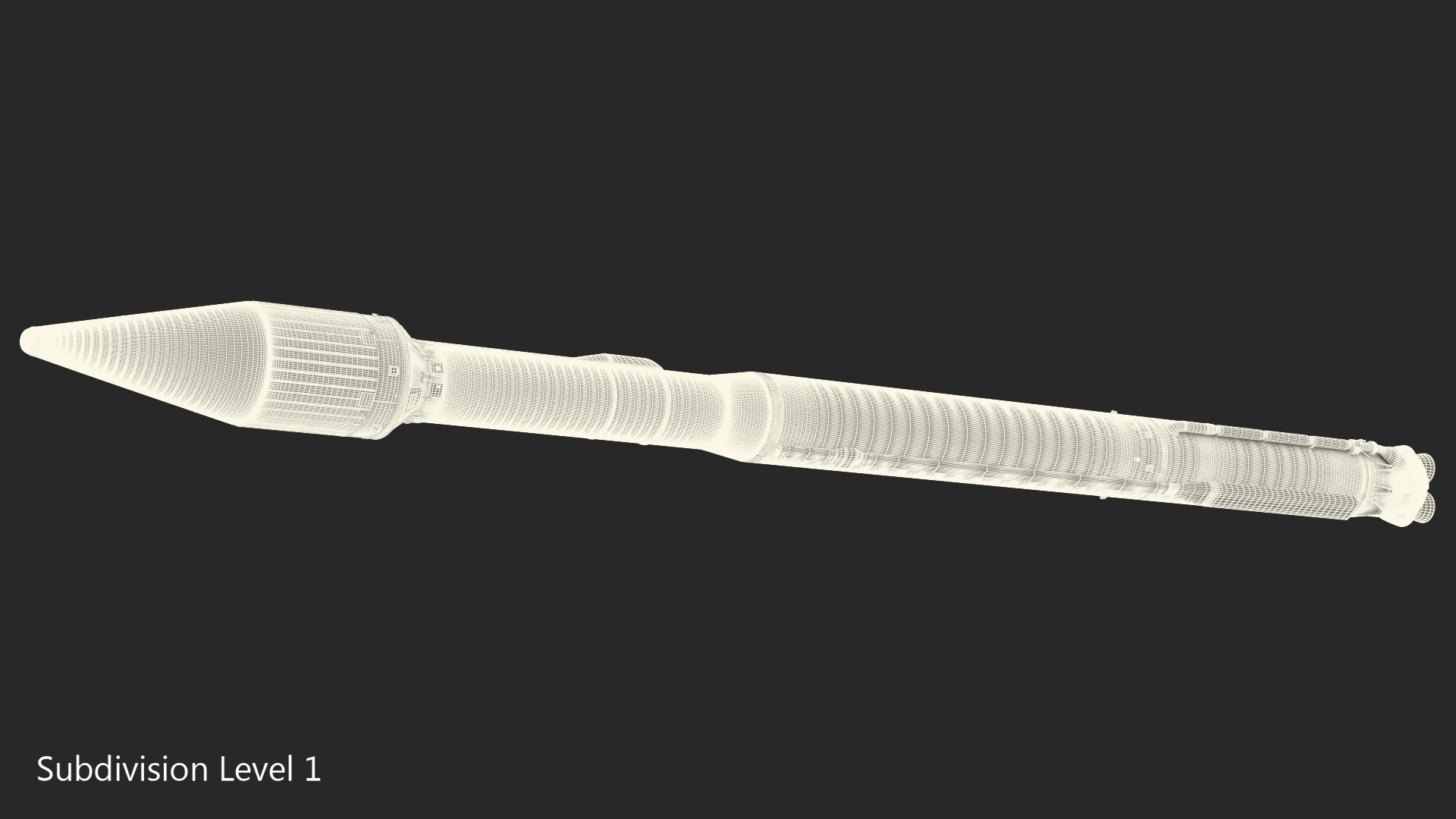 3D model Space Launch Vehicle