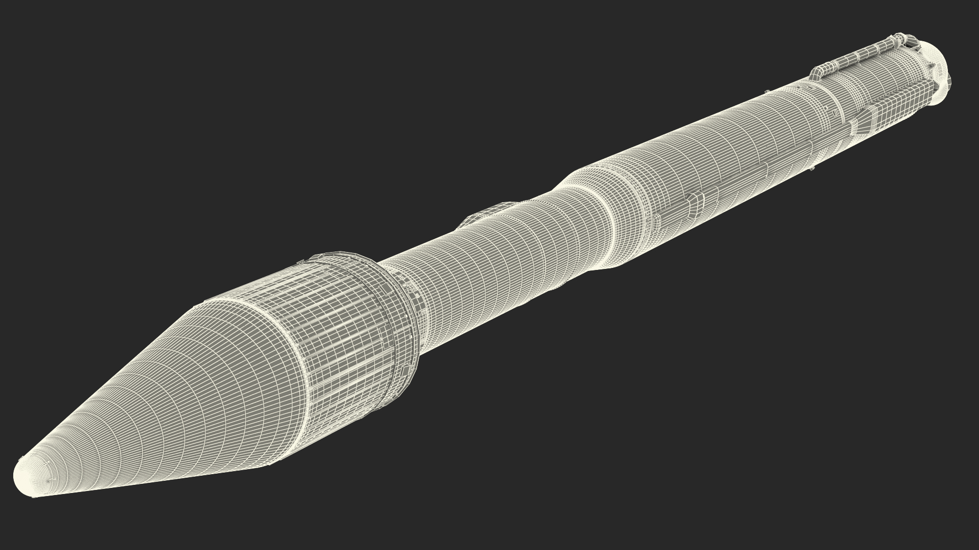 3D model Space Launch Vehicle