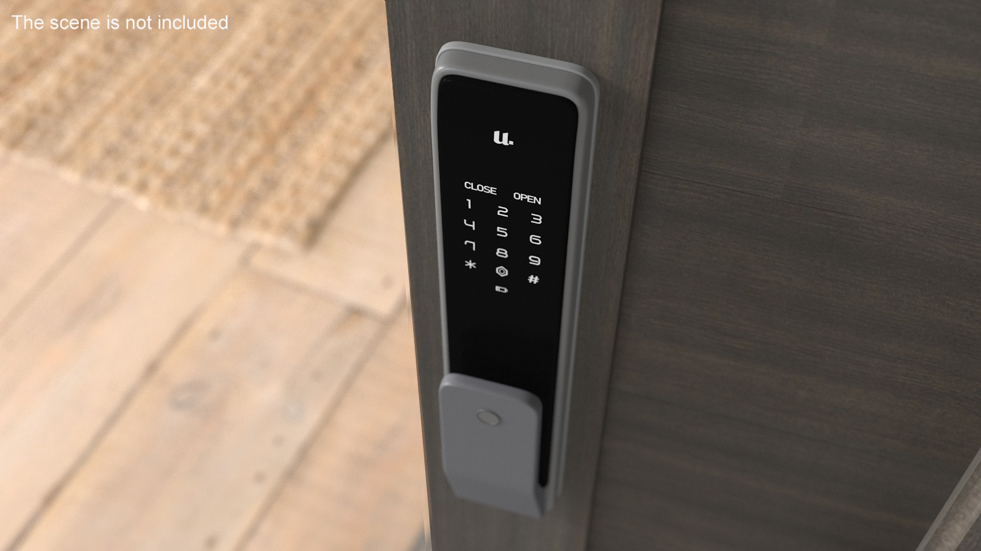 Smart Lock Xiaomi Mijia U M2 Black 3D model