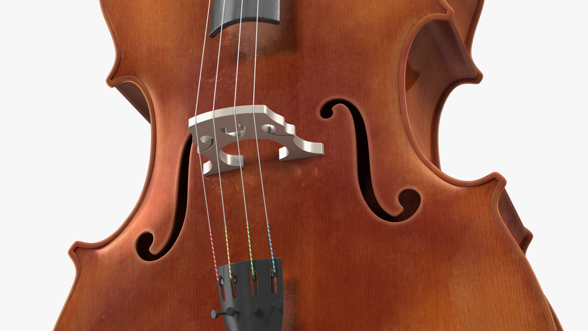 Classic Cello Instrument 3D model