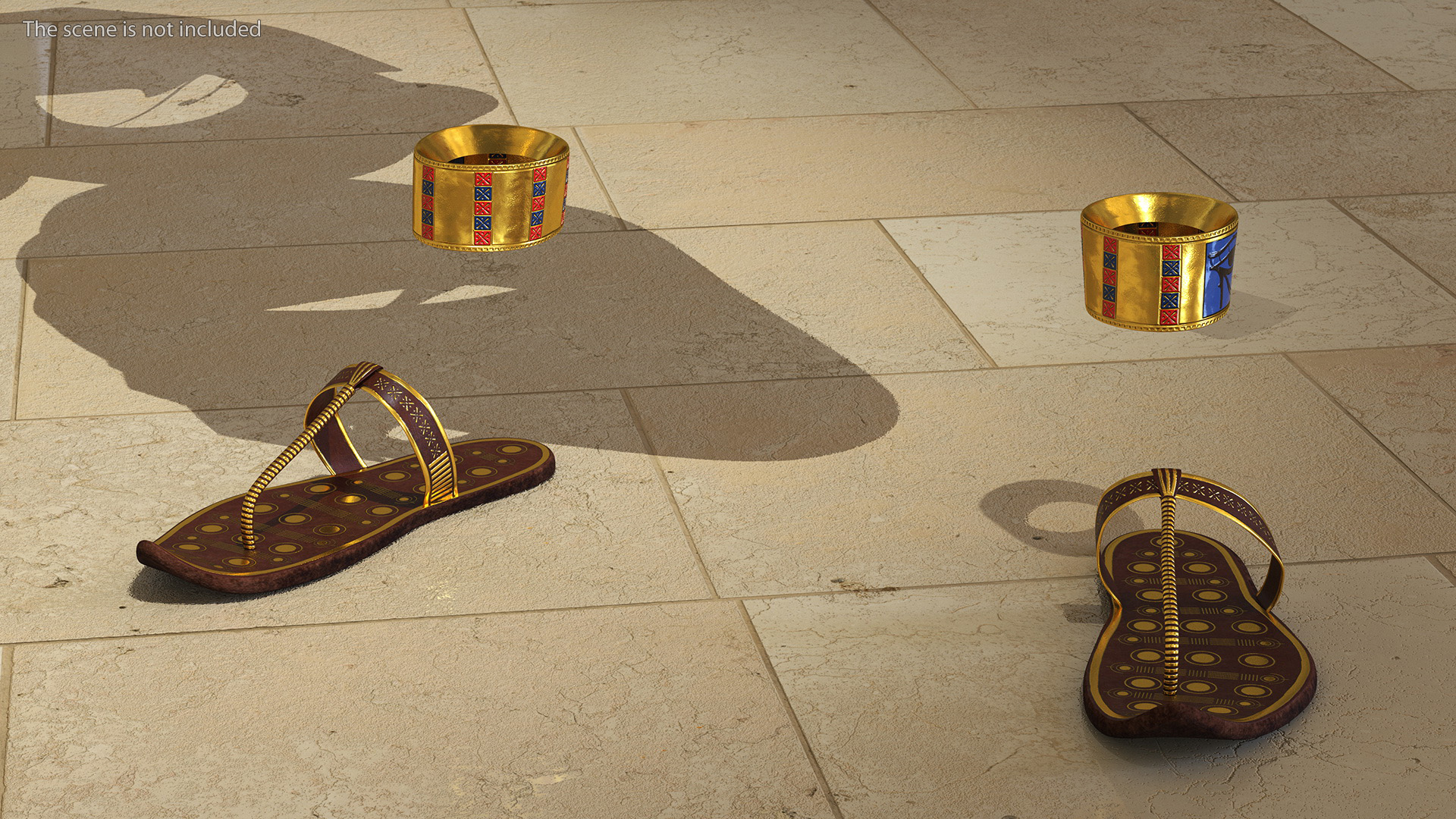 Egyptian Pharaoh Costume 3D model