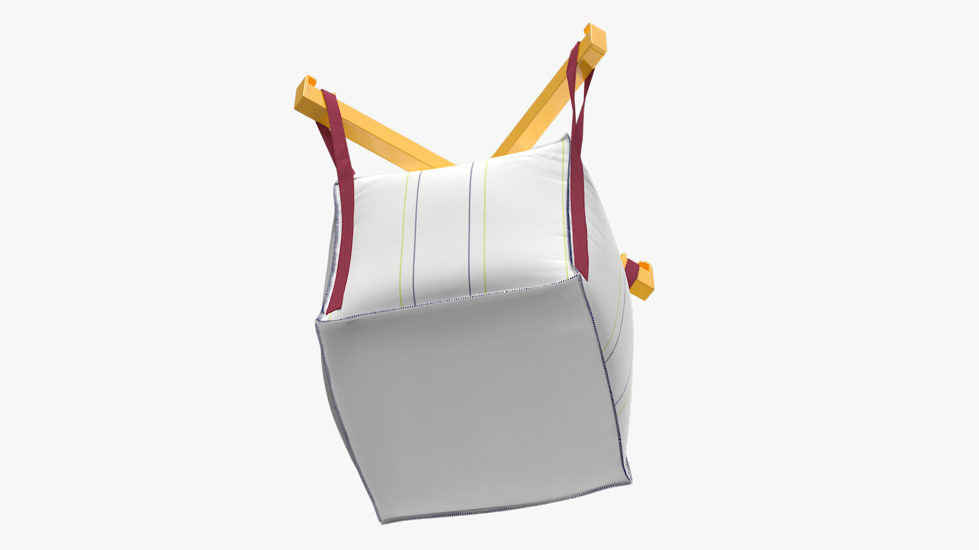 3D 1 Ton Bulk Bag with Lifting Frame model