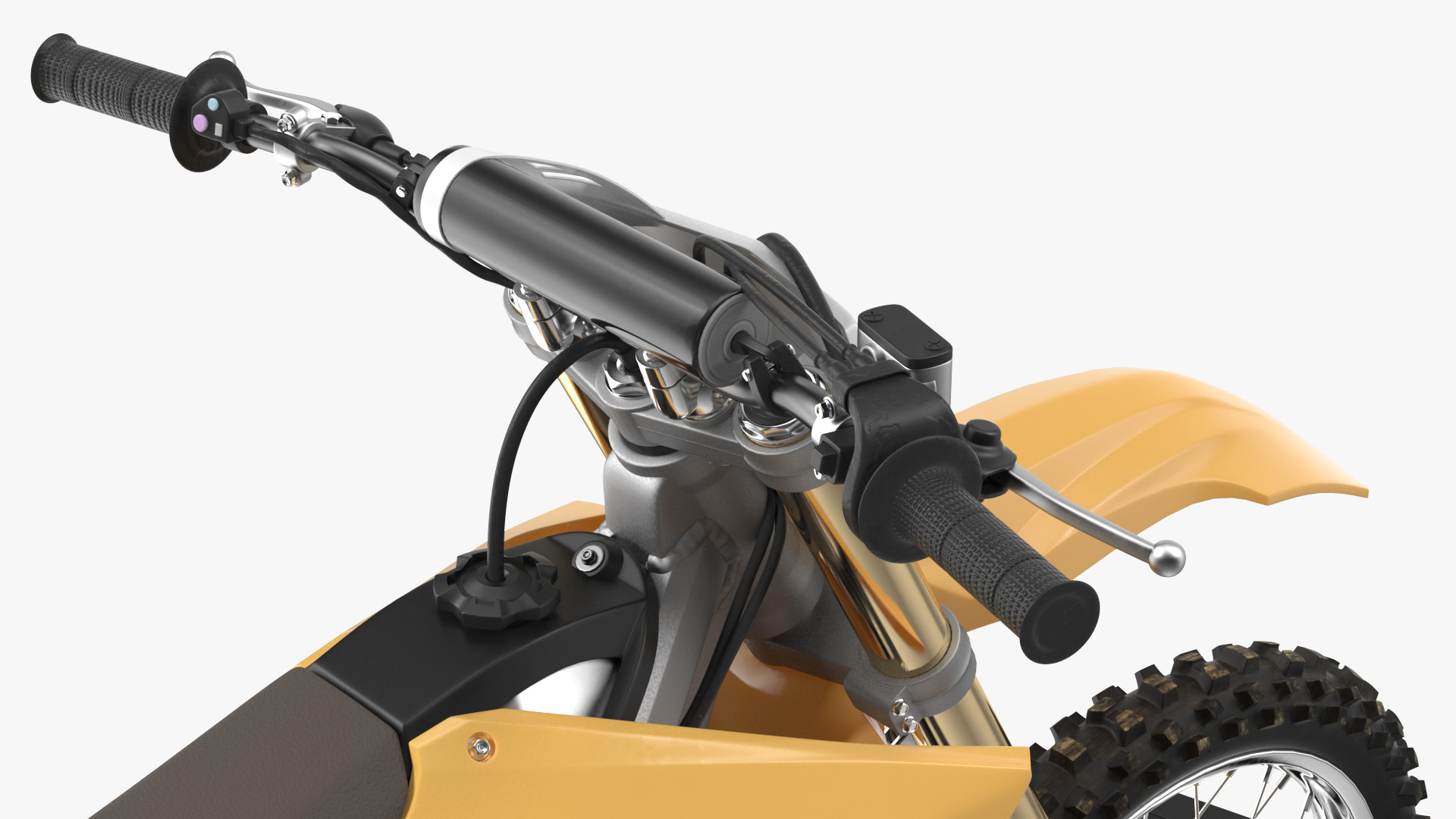 3D Motorcycle Trailer with Motorbike model