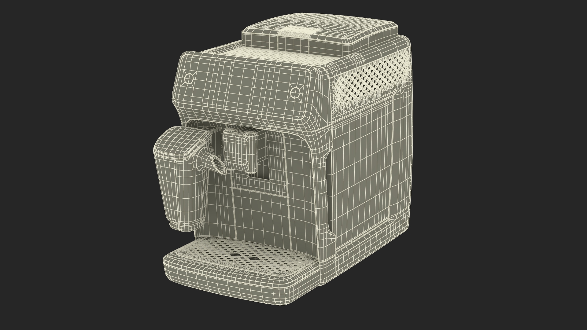 Coffee Machine Philips 5400 Lights On 3D