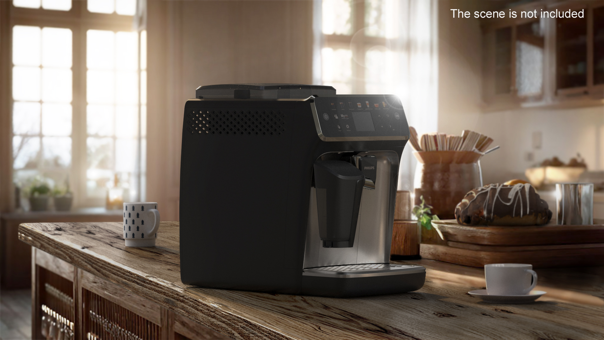 Coffee Machine Philips 5400 Lights On 3D