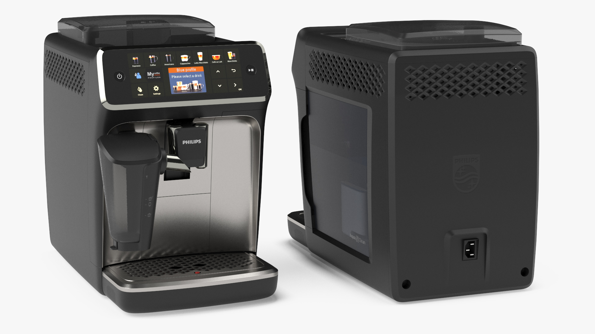 Coffee Machine Philips 5400 Lights On 3D
