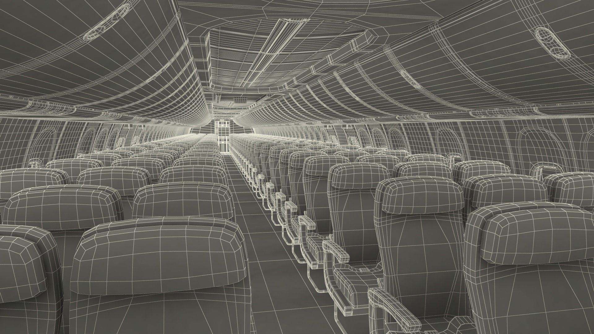 3D Boeing 737 900 ER Delta with Inflatable Evacuation Sliders model