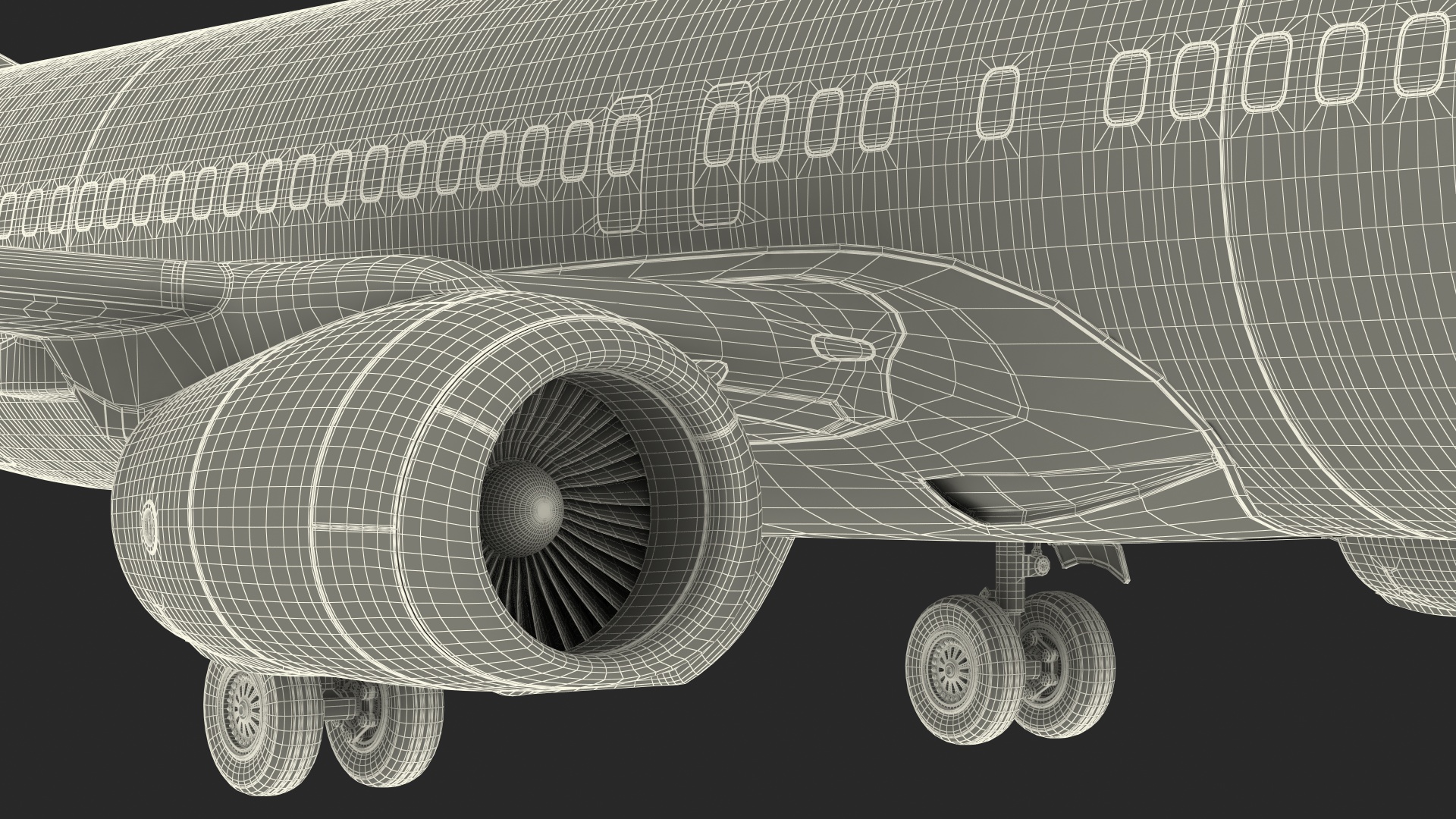 3D Boeing 737 900 ER Delta with Inflatable Evacuation Sliders model