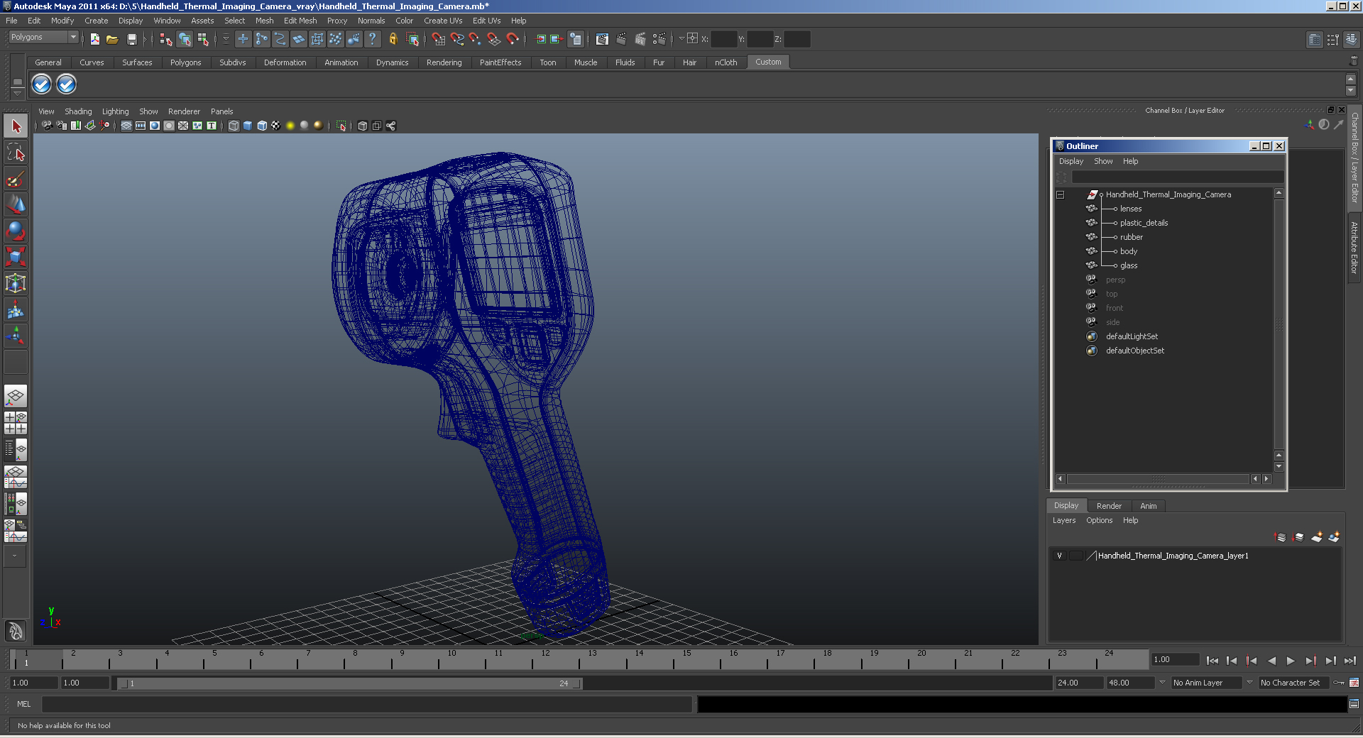 3D Handheld Thermal Imaging Camera