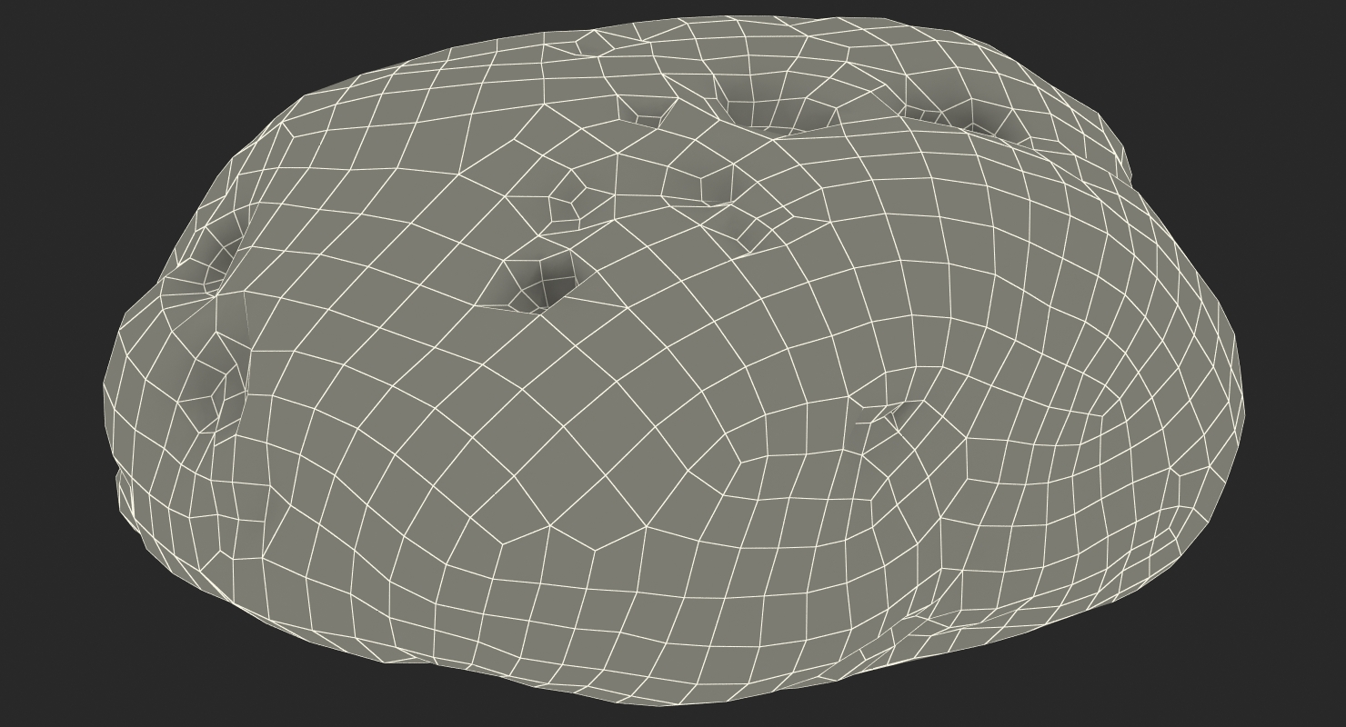 3D model Small Sea Rock with Holes