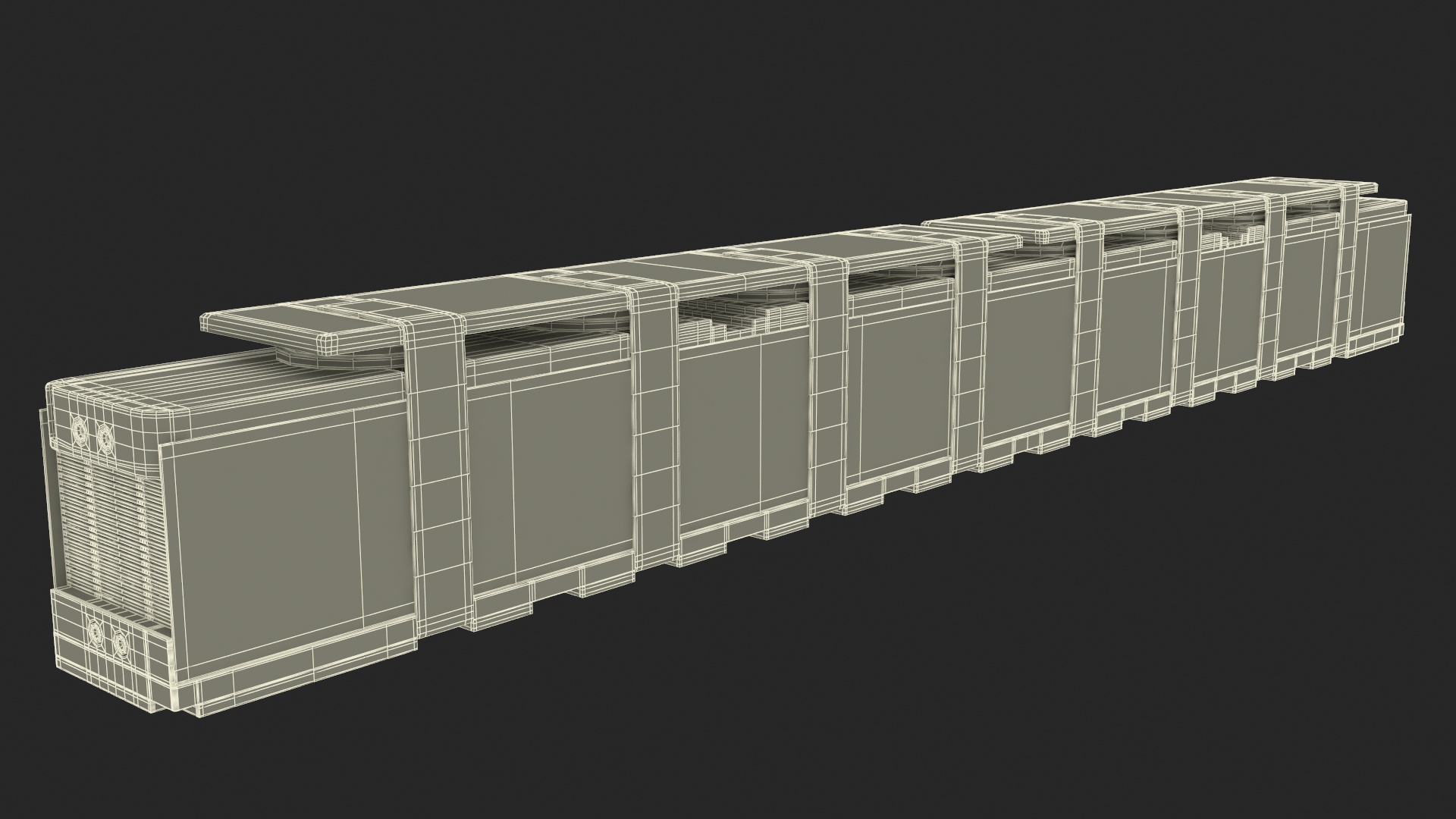 Hydrogen Fuel Cell Stack 4 kW 3D model