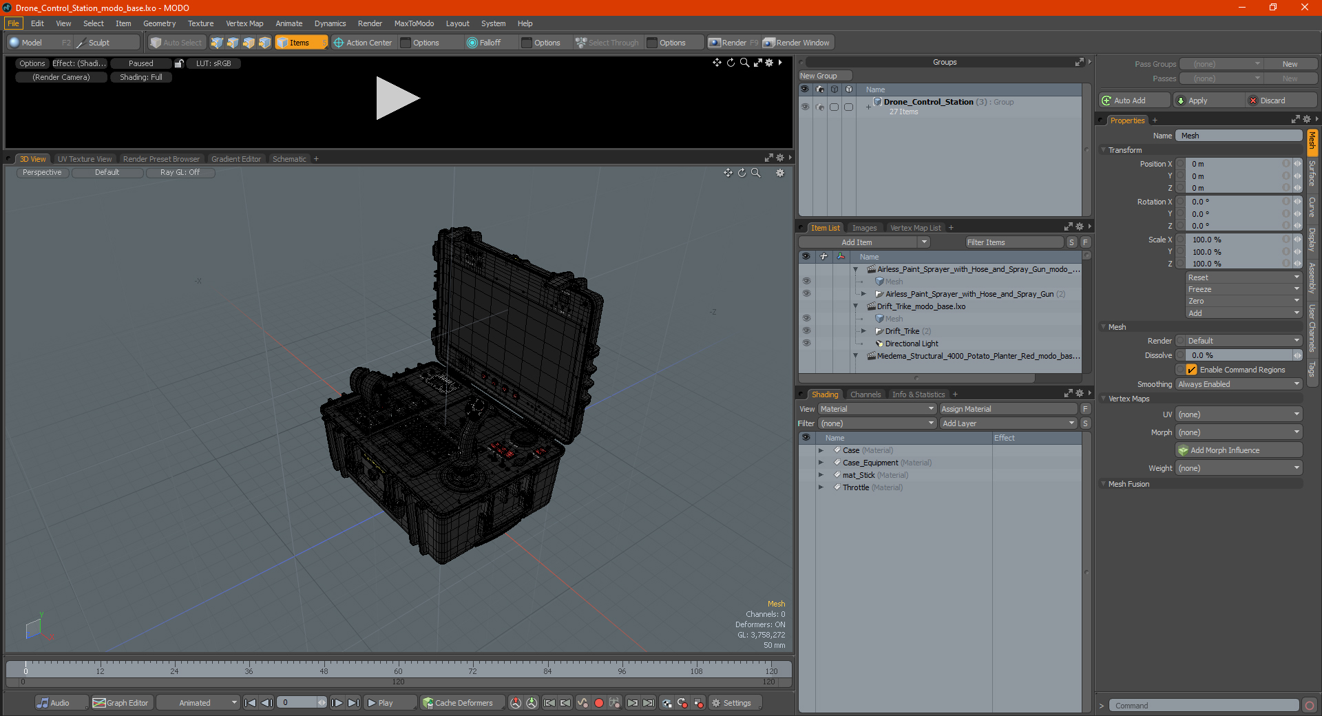 3D Drone Control Station