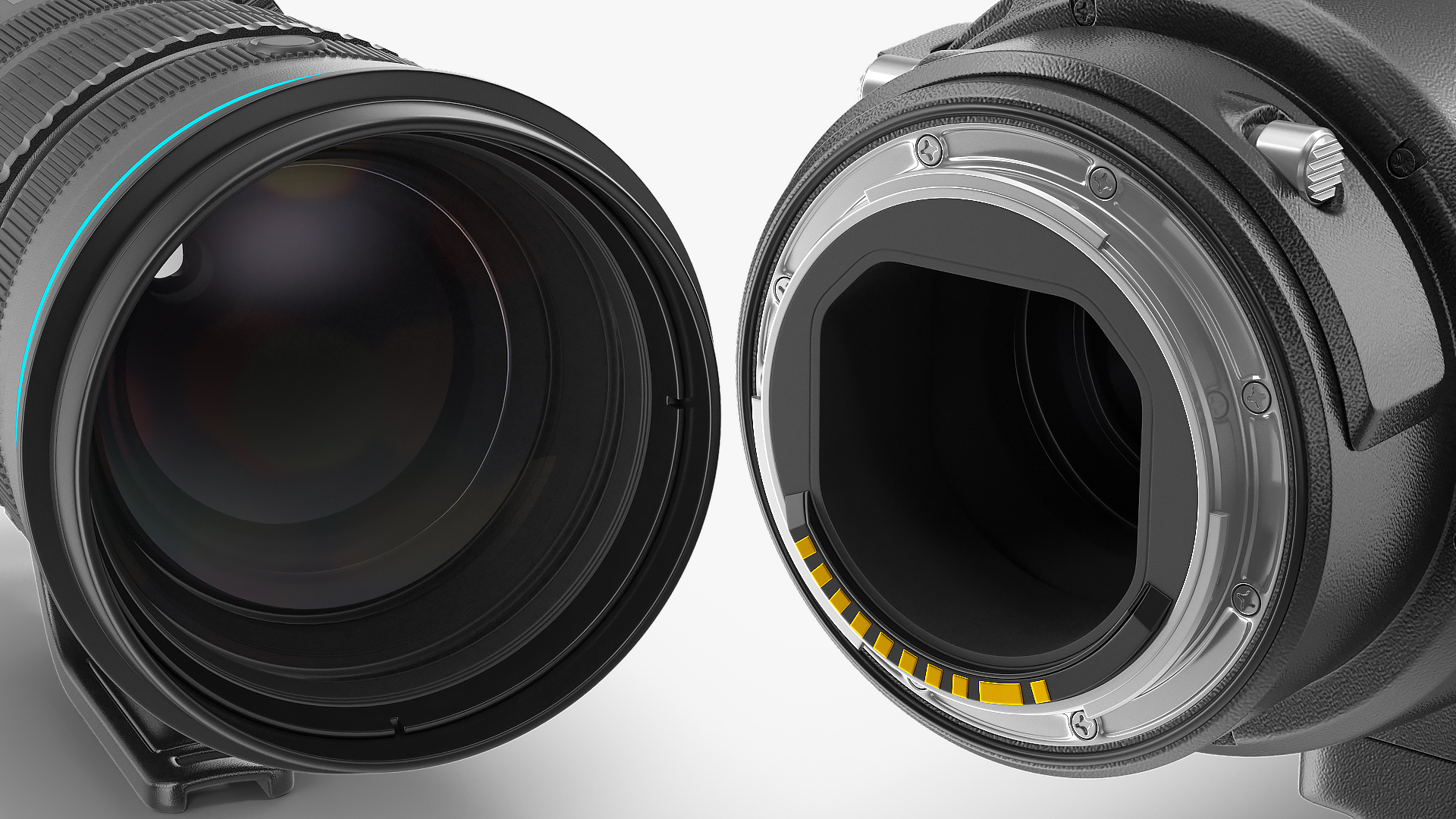 Zoom Lens 200 400mm 3D model