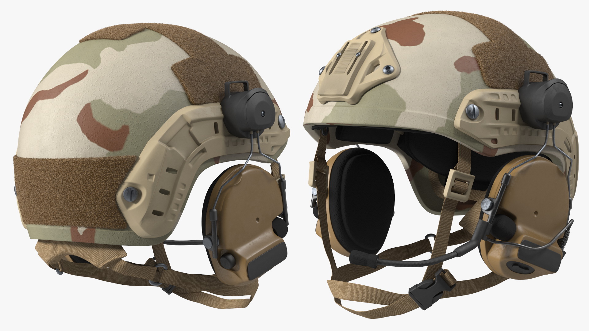 FPV Drone Operator in Desert Camouflage with Remote Control in Hands Fur 3D