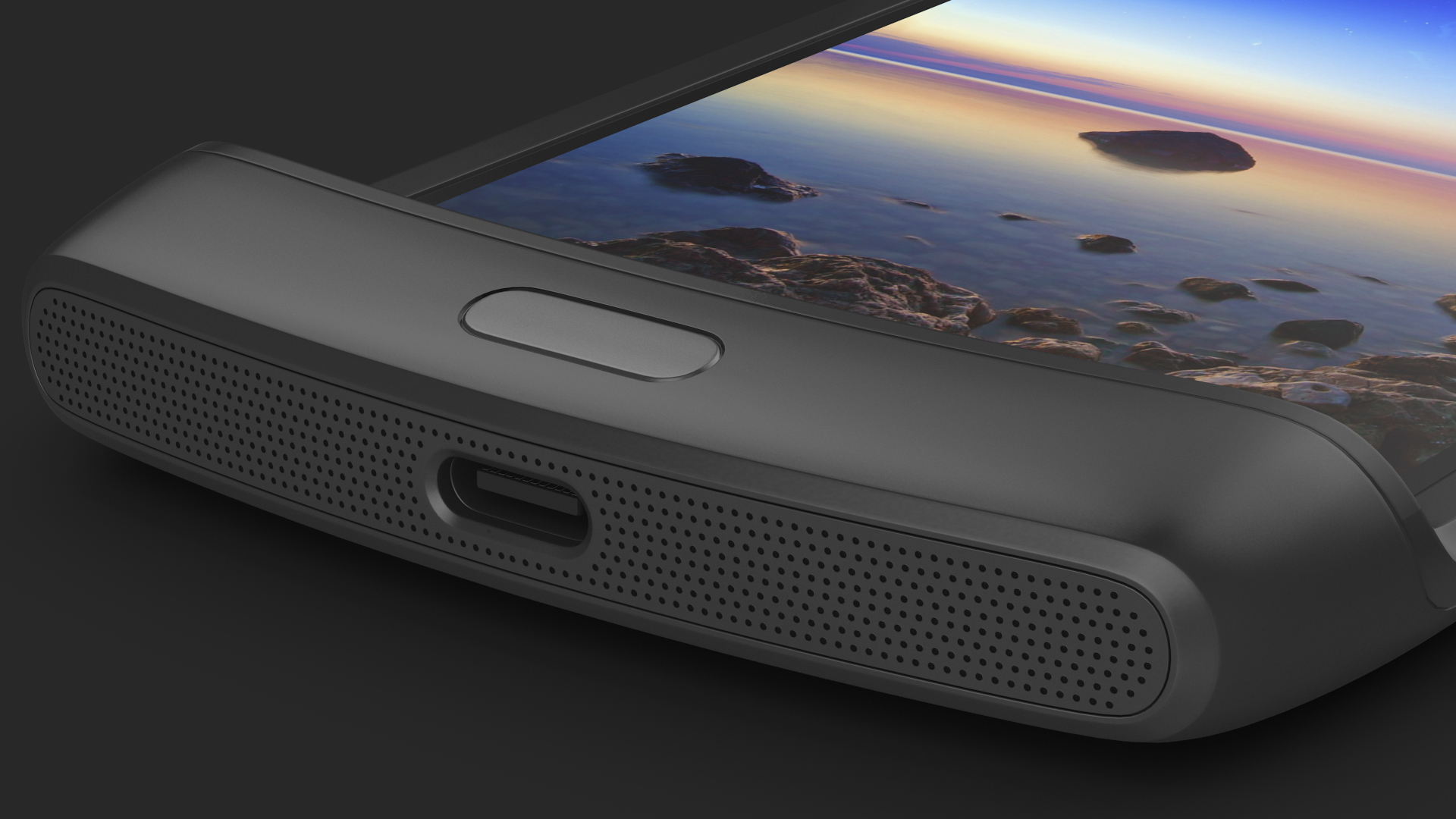 3D model Black Motorola Razr Flip Phone 2020