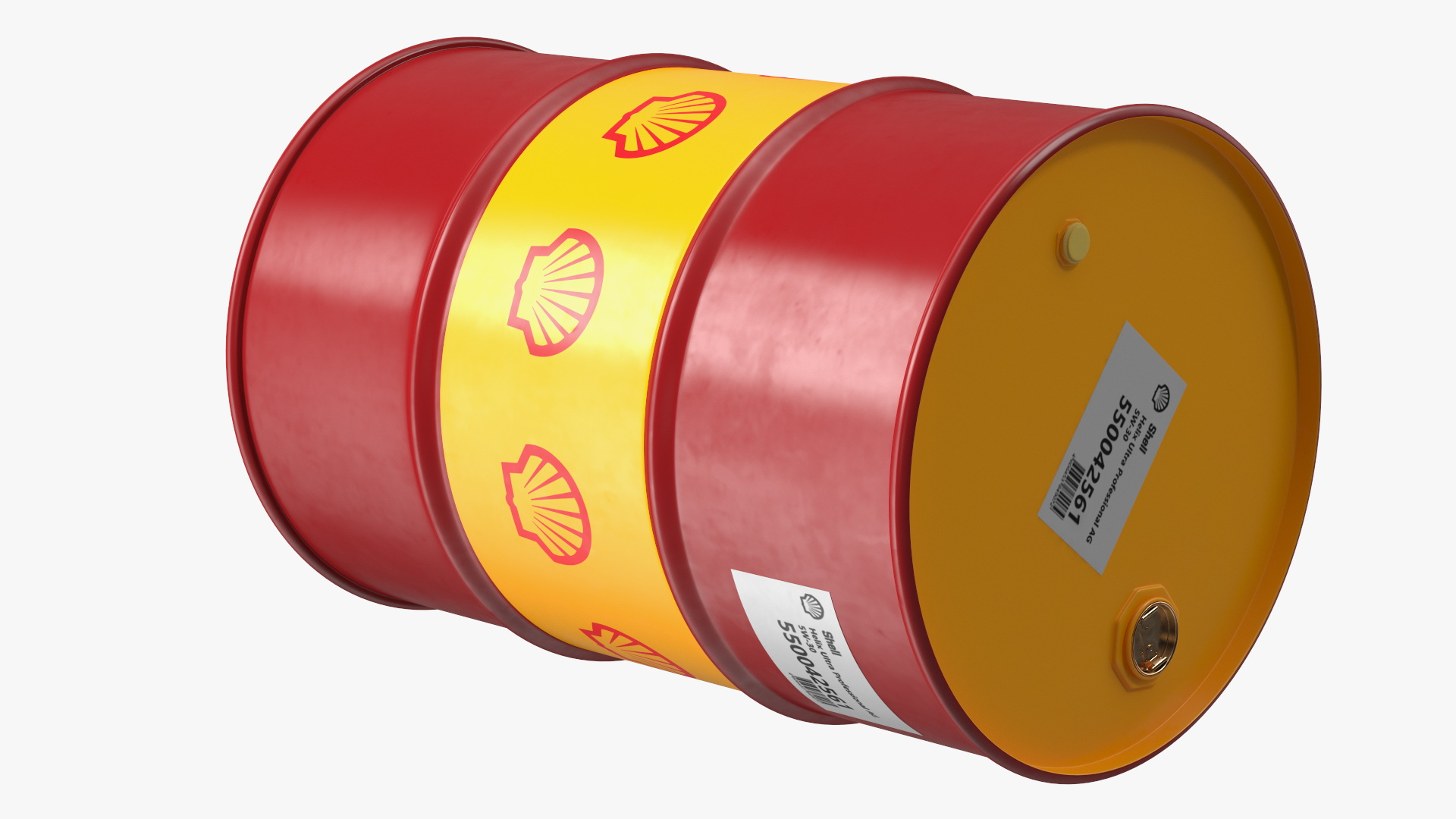 Shell Oil Drum 3D model