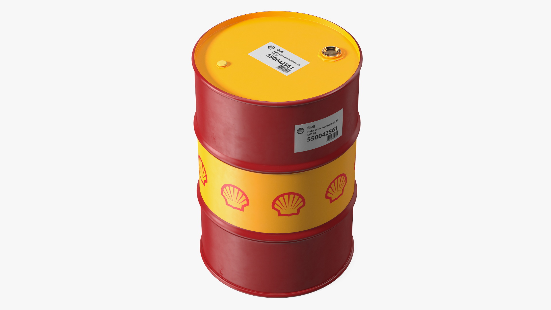 Shell Oil Drum 3D model