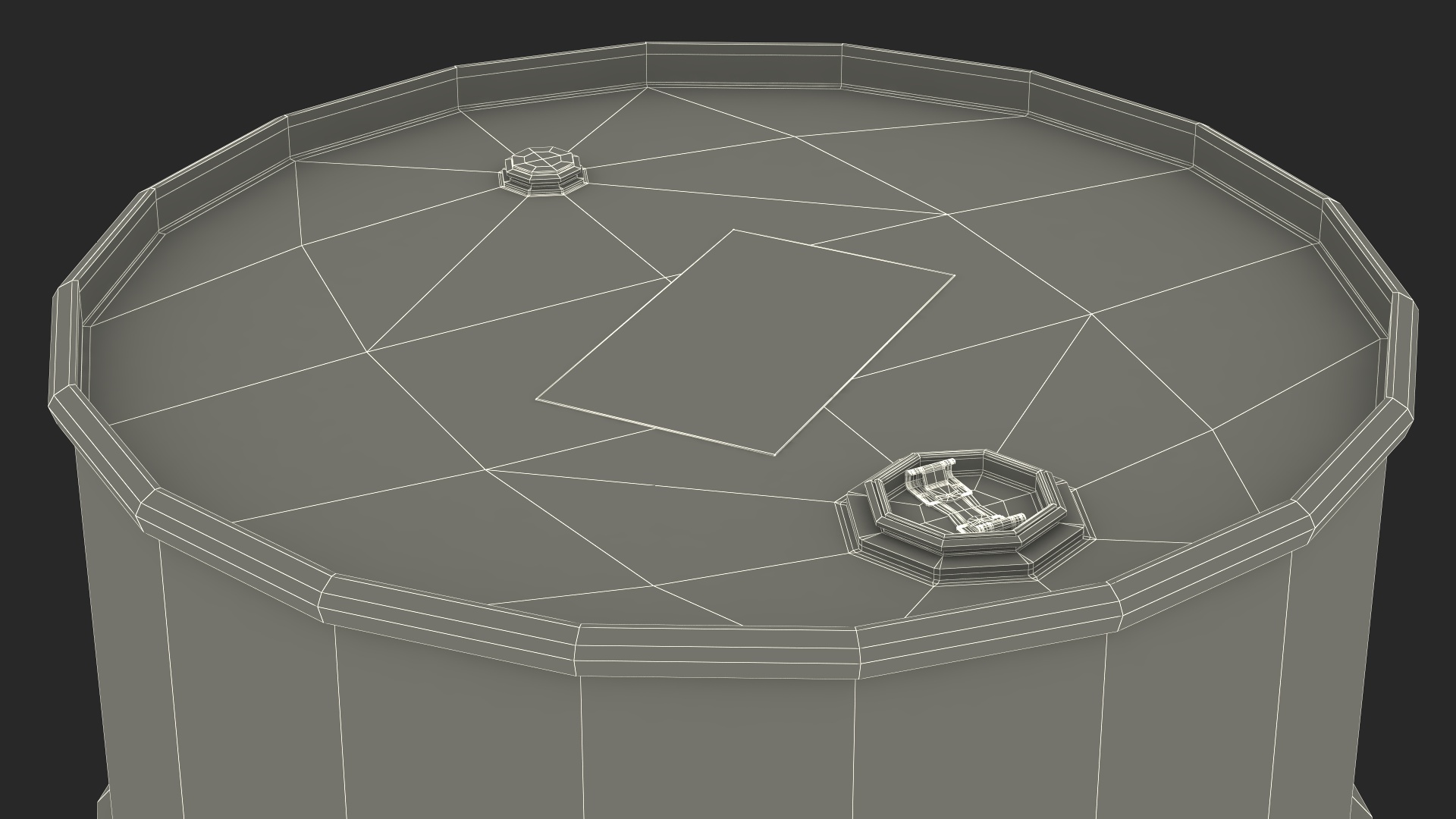 Shell Oil Drum 3D model