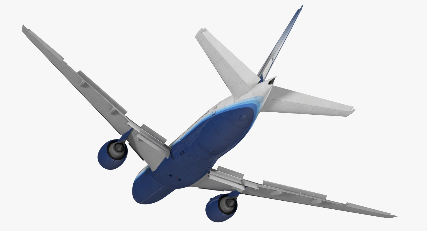 3D model Boeing 777 200 United Airlines
