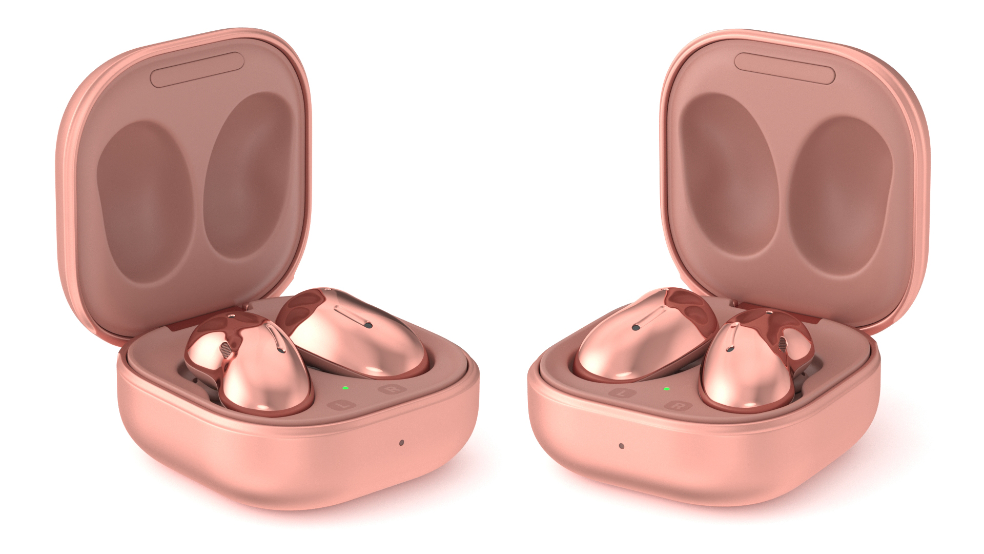 3D Samsung Galaxy Buds Live Mystic Bronze model