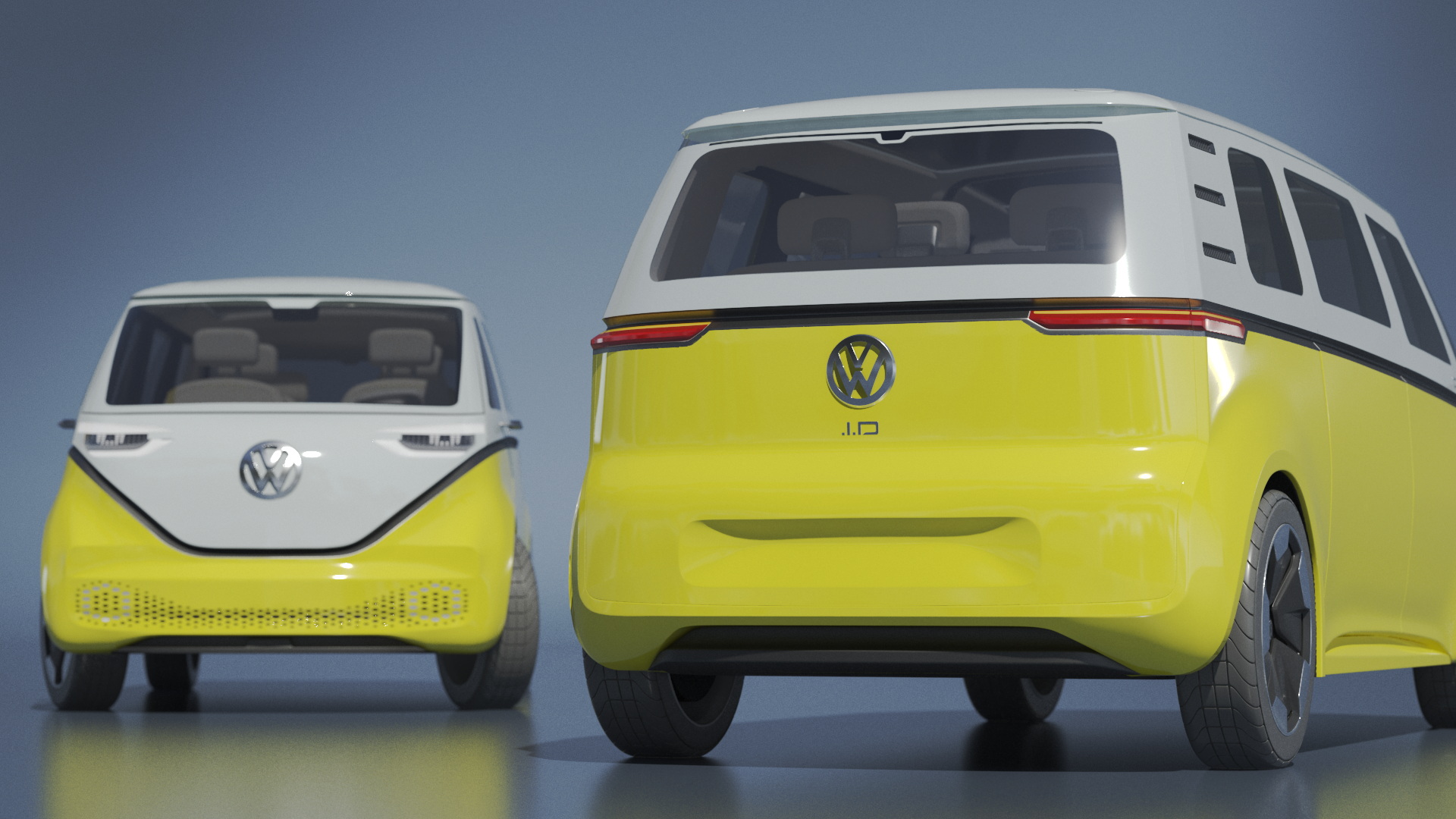 3D Volkswagen ID Buzz model