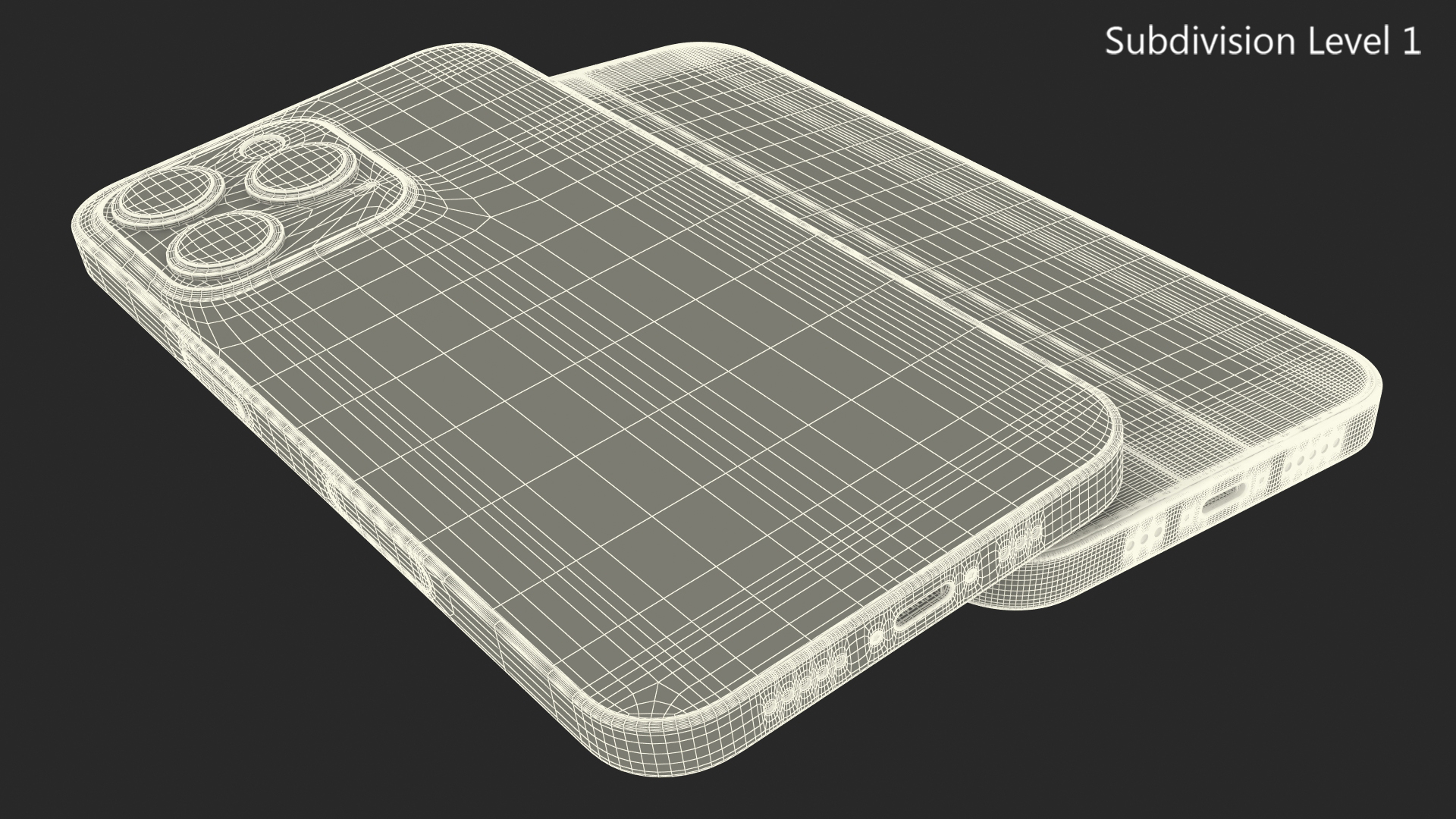 Apple iPhone 13 Pro Gold 3D model