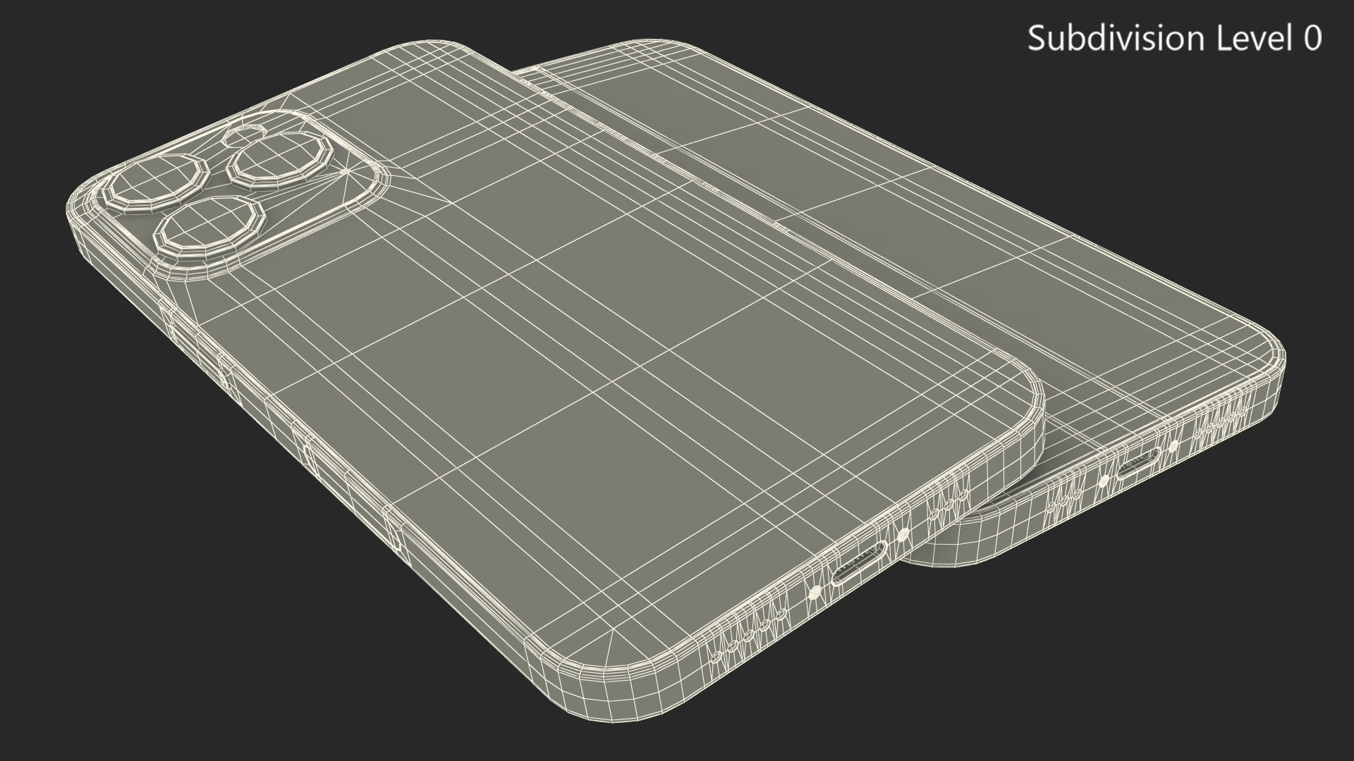 Apple iPhone 13 Pro Gold 3D model