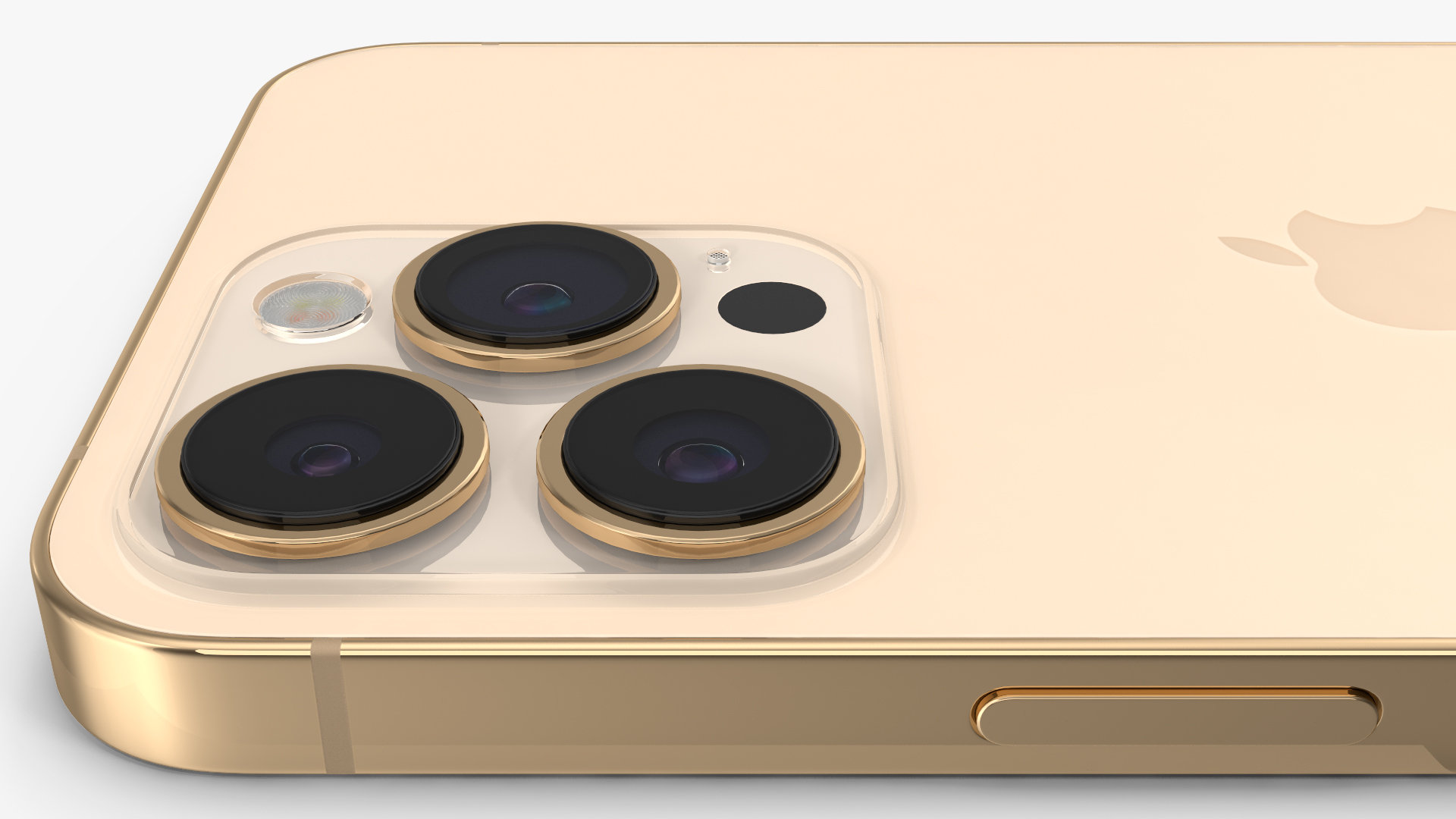 Apple iPhone 13 Pro Gold 3D model