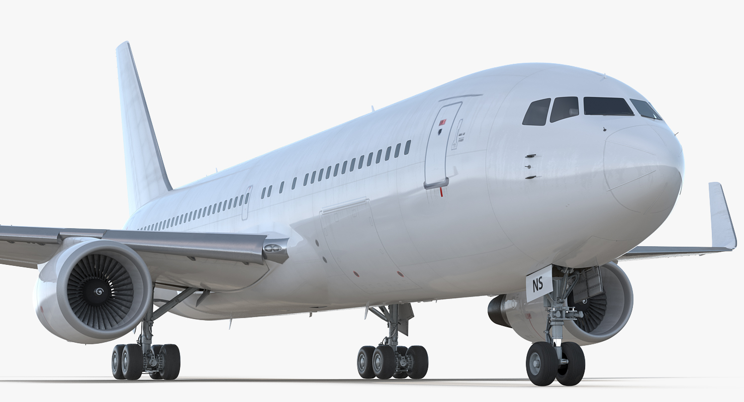 3D Boeing 767 200ER Generic Rigged