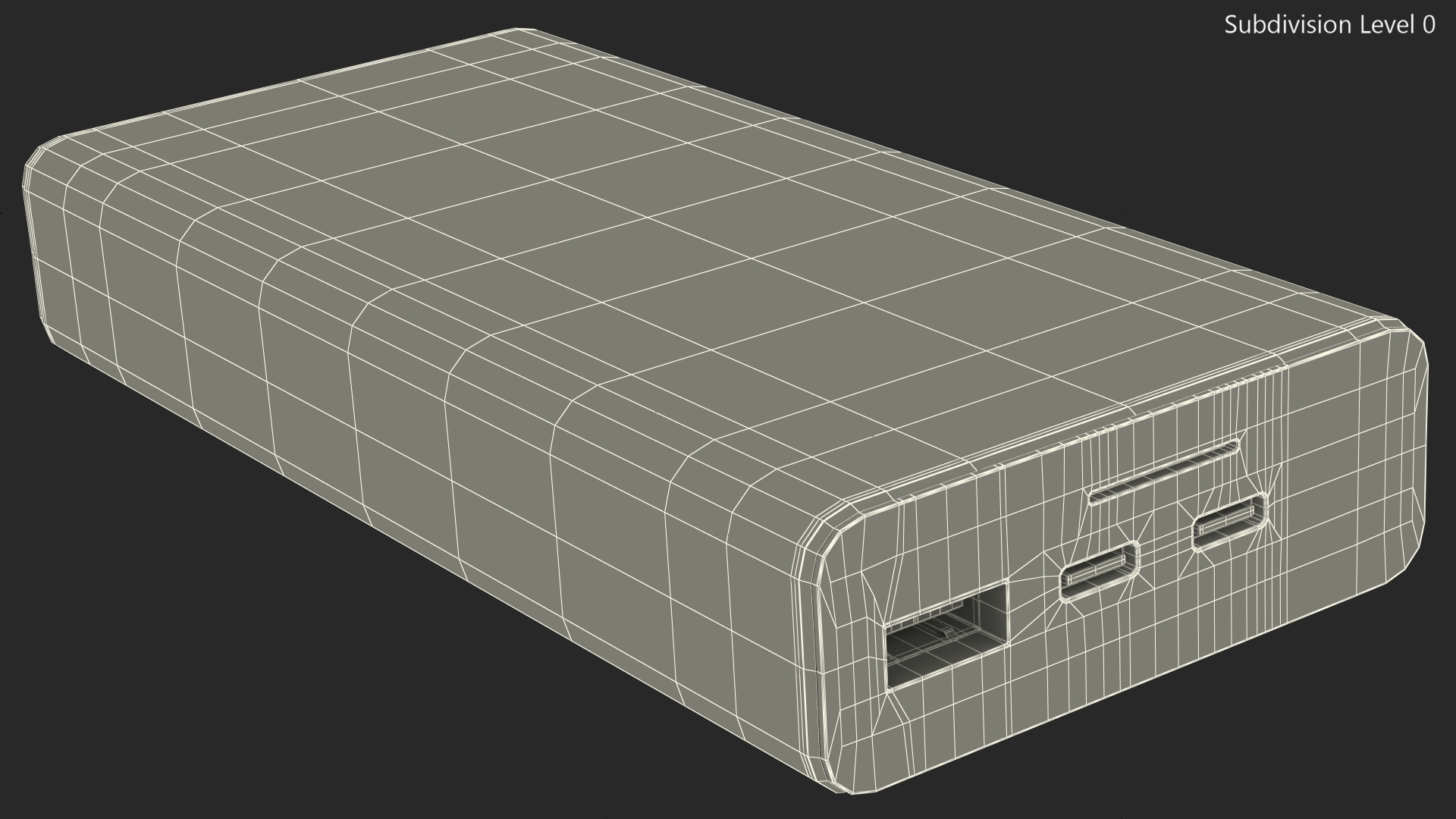 3D Fast Charging Power Bank 20000mAh model