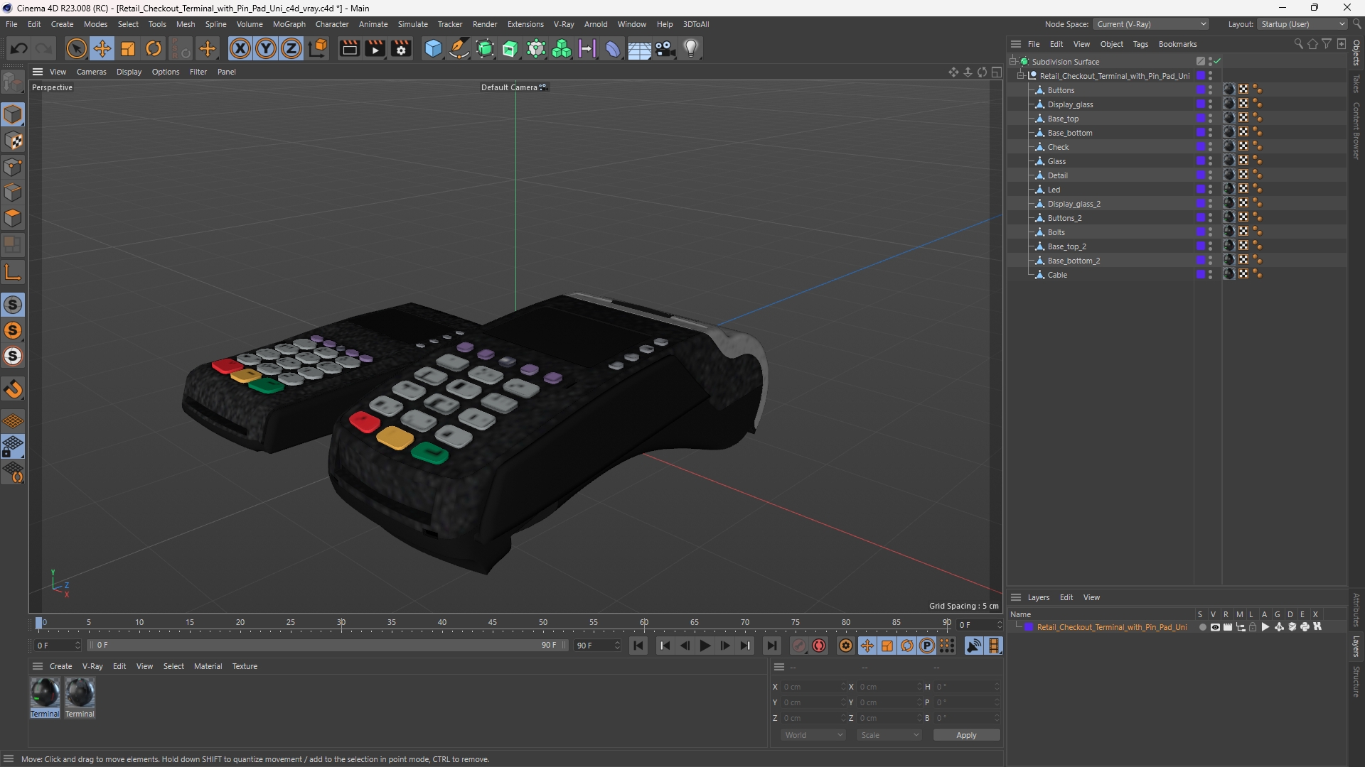 Retail Checkout Terminal with Pin Pad Uni - view 12