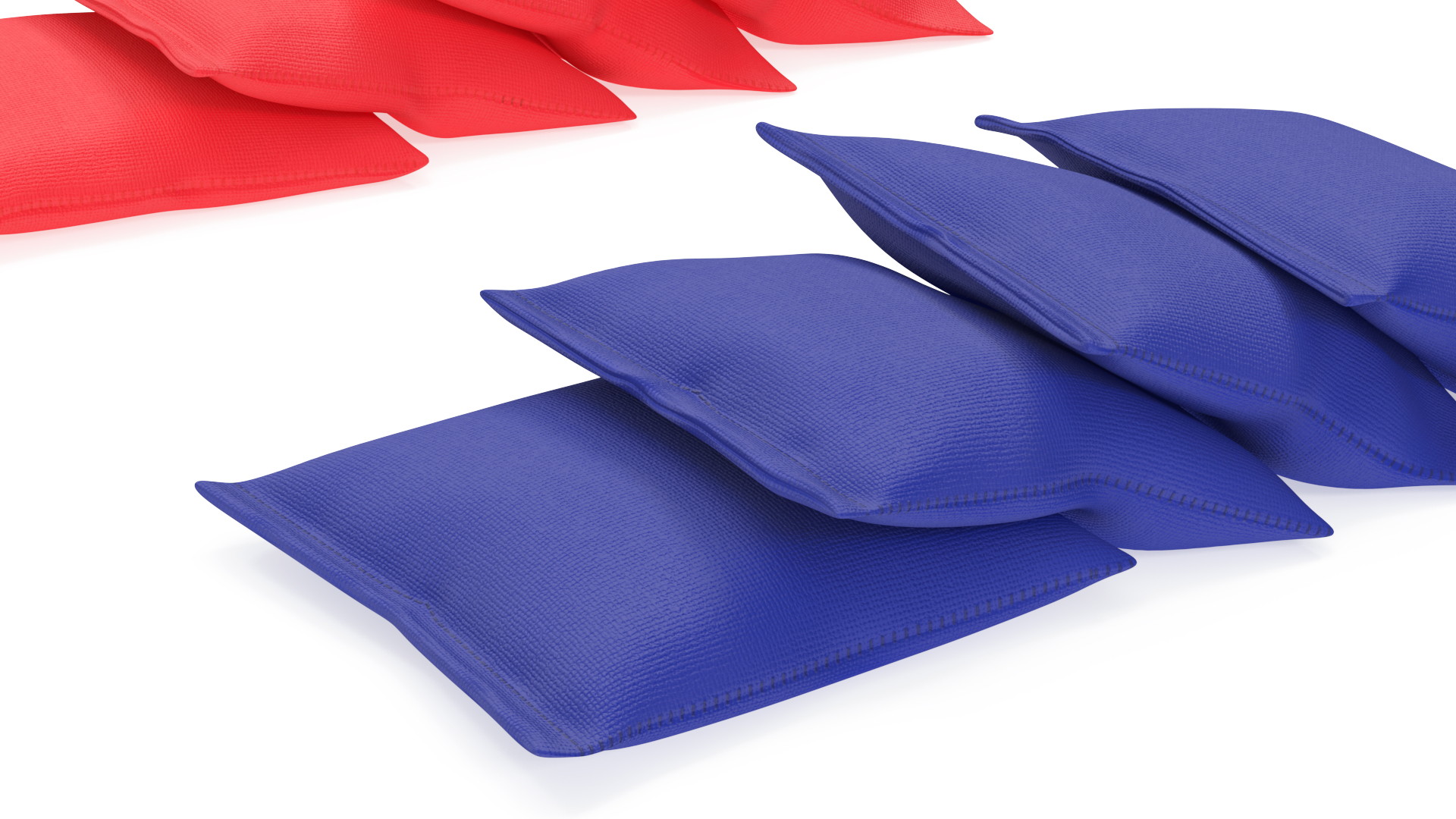 Toss Bean Bags for Cornhole Game 3D