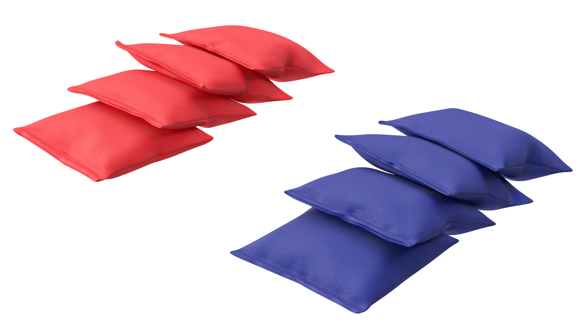 Toss Bean Bags for Cornhole Game 3D