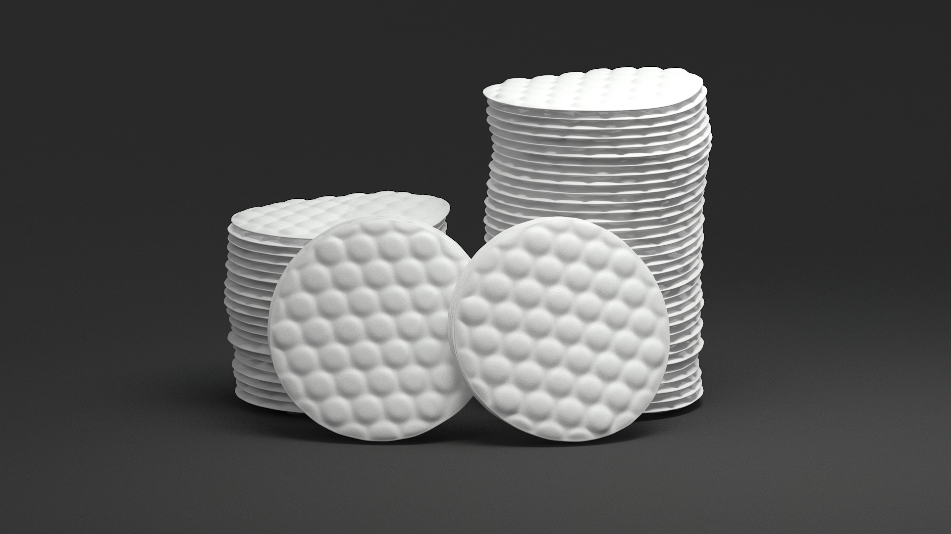 3D model Cosmetic Cotton Pads