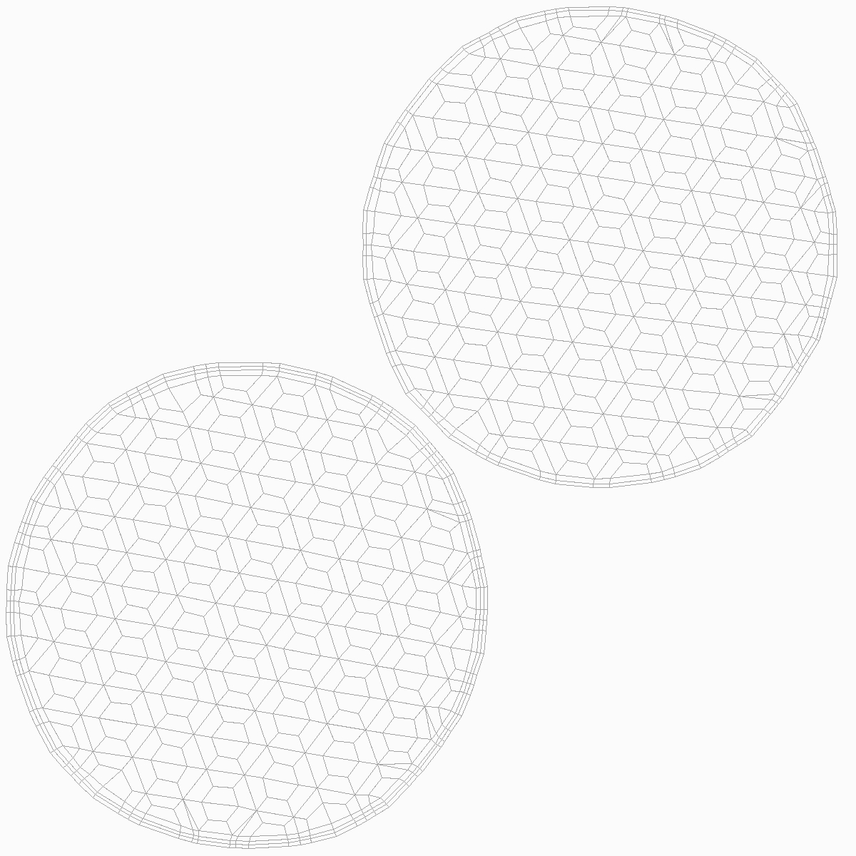 3D model Cosmetic Cotton Pads