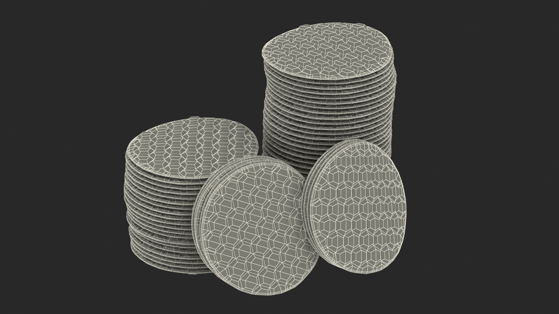 3D model Cosmetic Cotton Pads