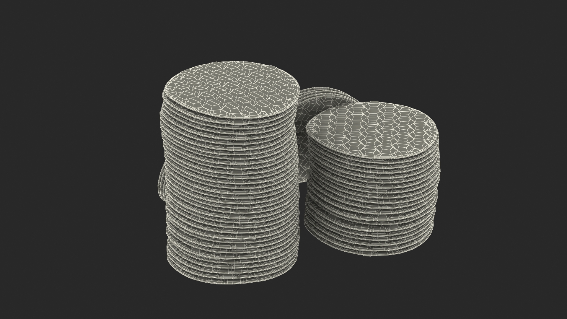 3D model Cosmetic Cotton Pads