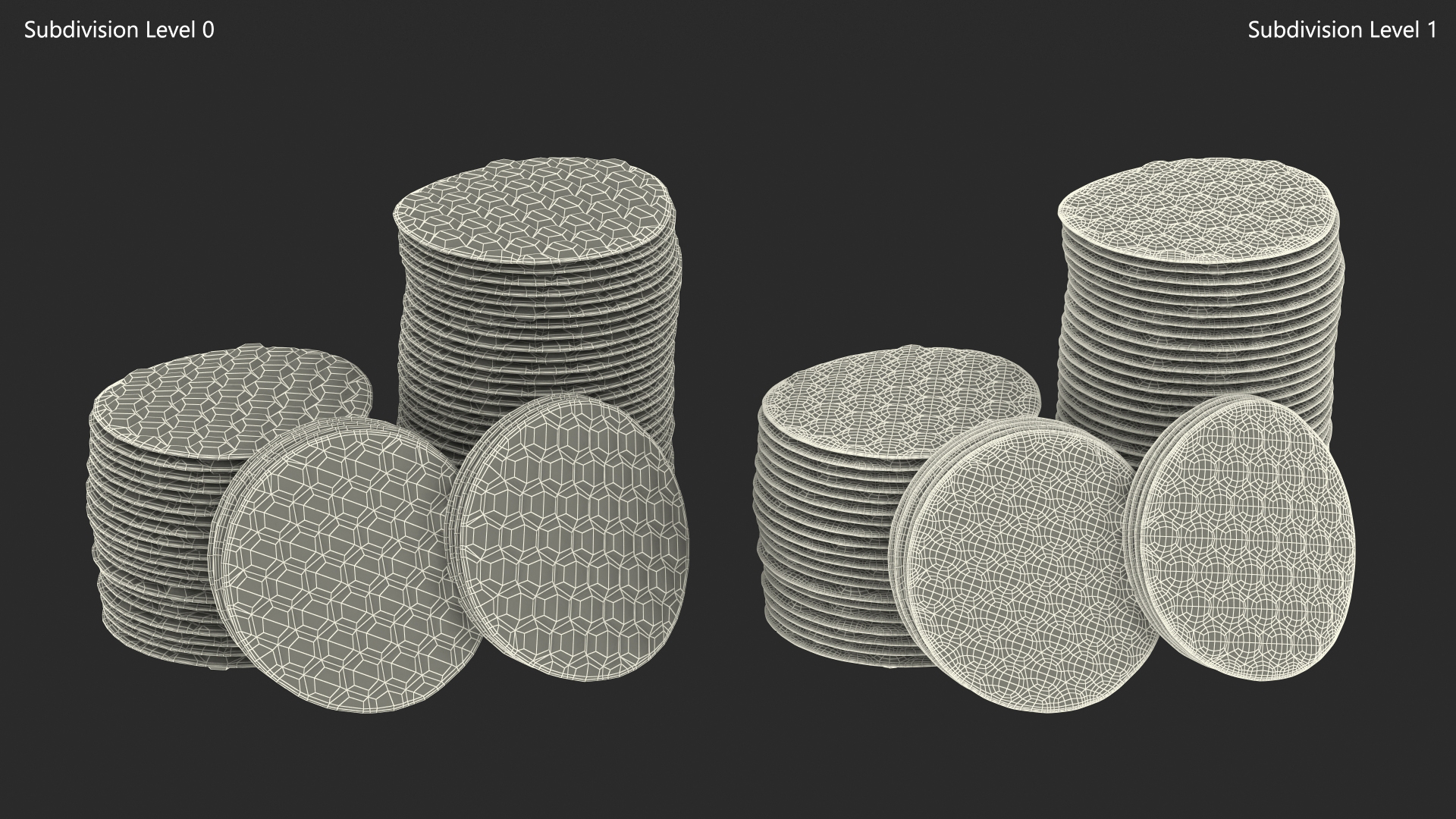 3D model Cosmetic Cotton Pads