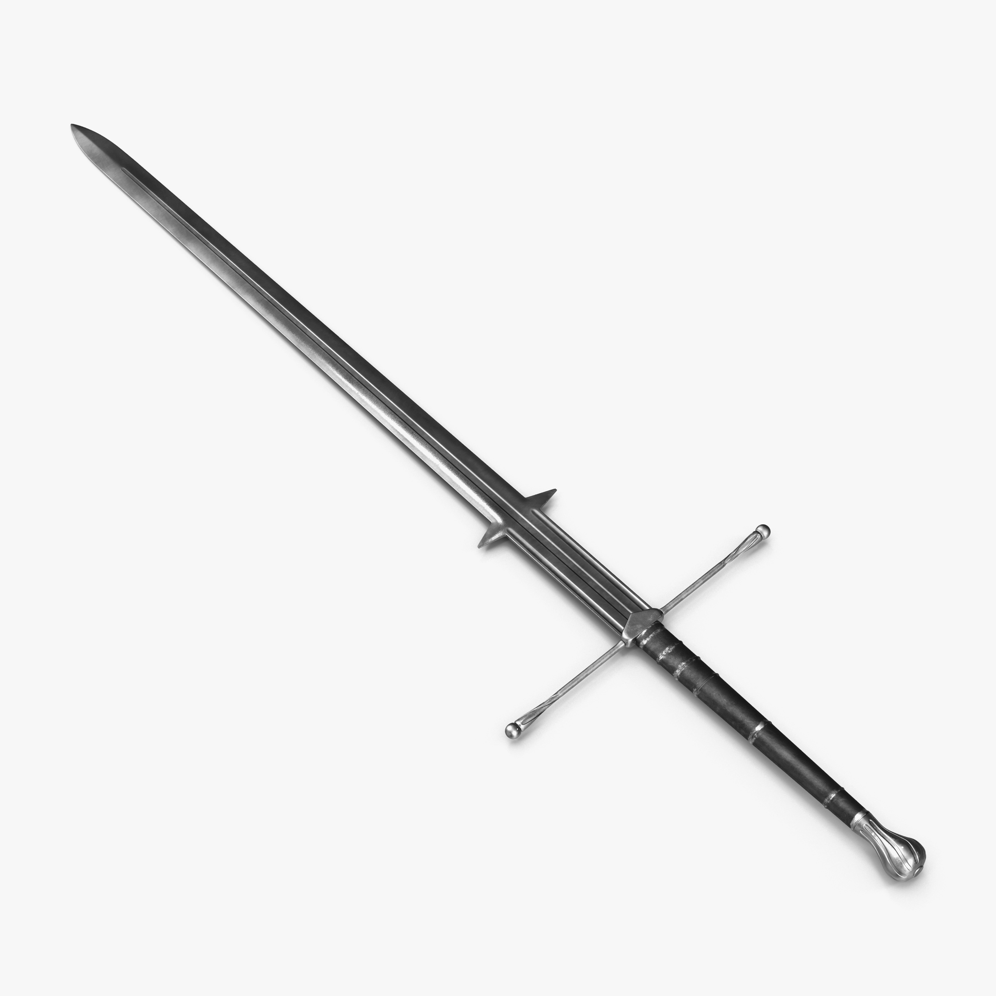 Medieval Double Edged Two Handed Sword