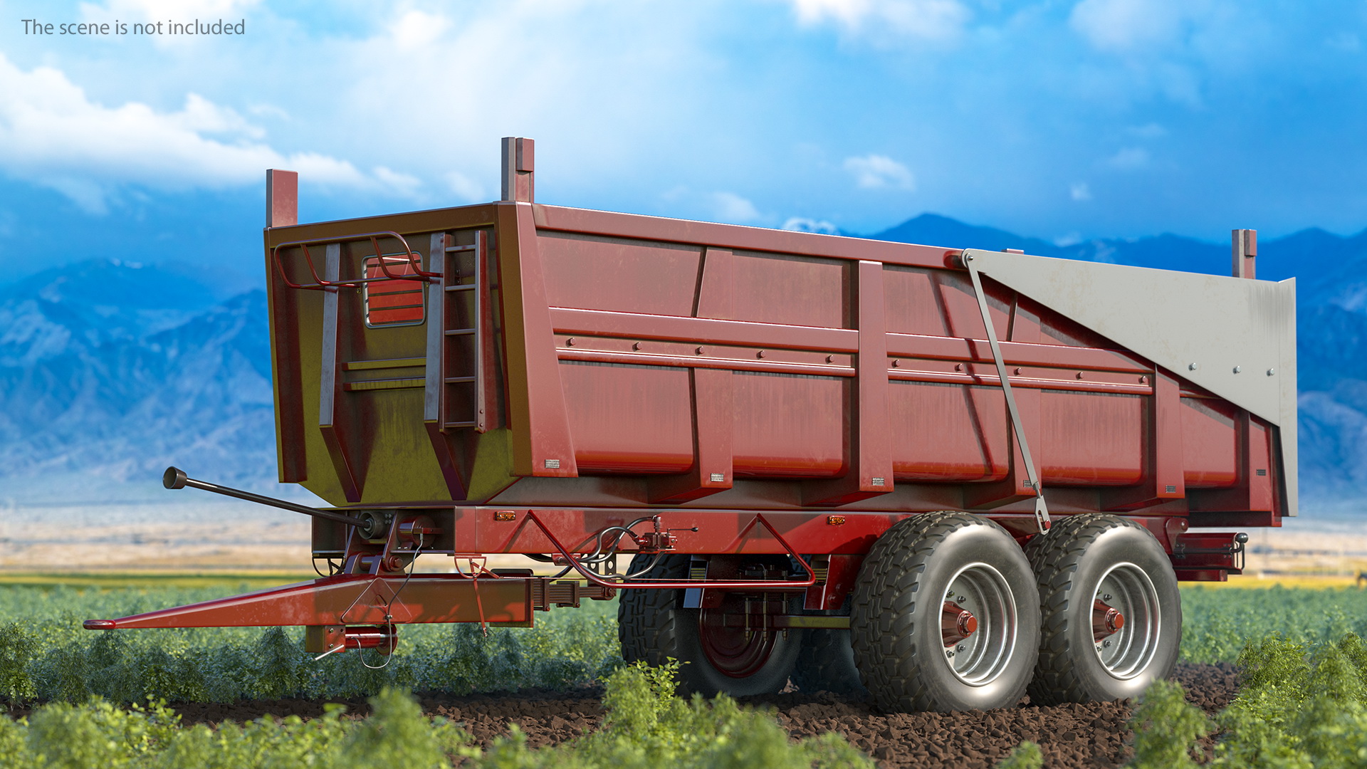 Body Tipper Trailer 3D model